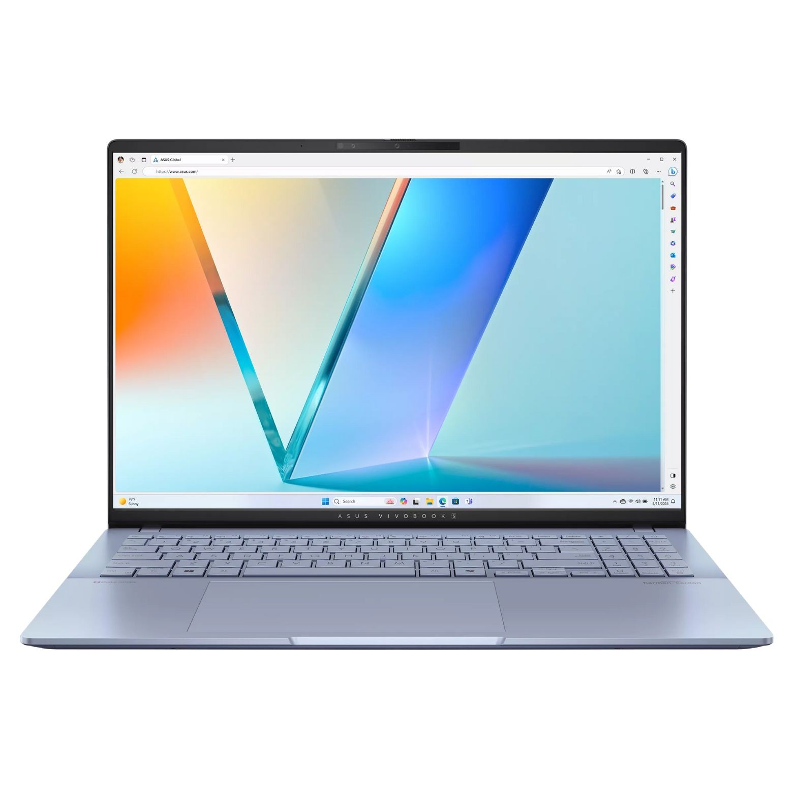ASUS Vivobook S16 16″ WQXGA+ OLED Intel Ultra 9 285H 32GB 1TB SSD W11H Laptop BL