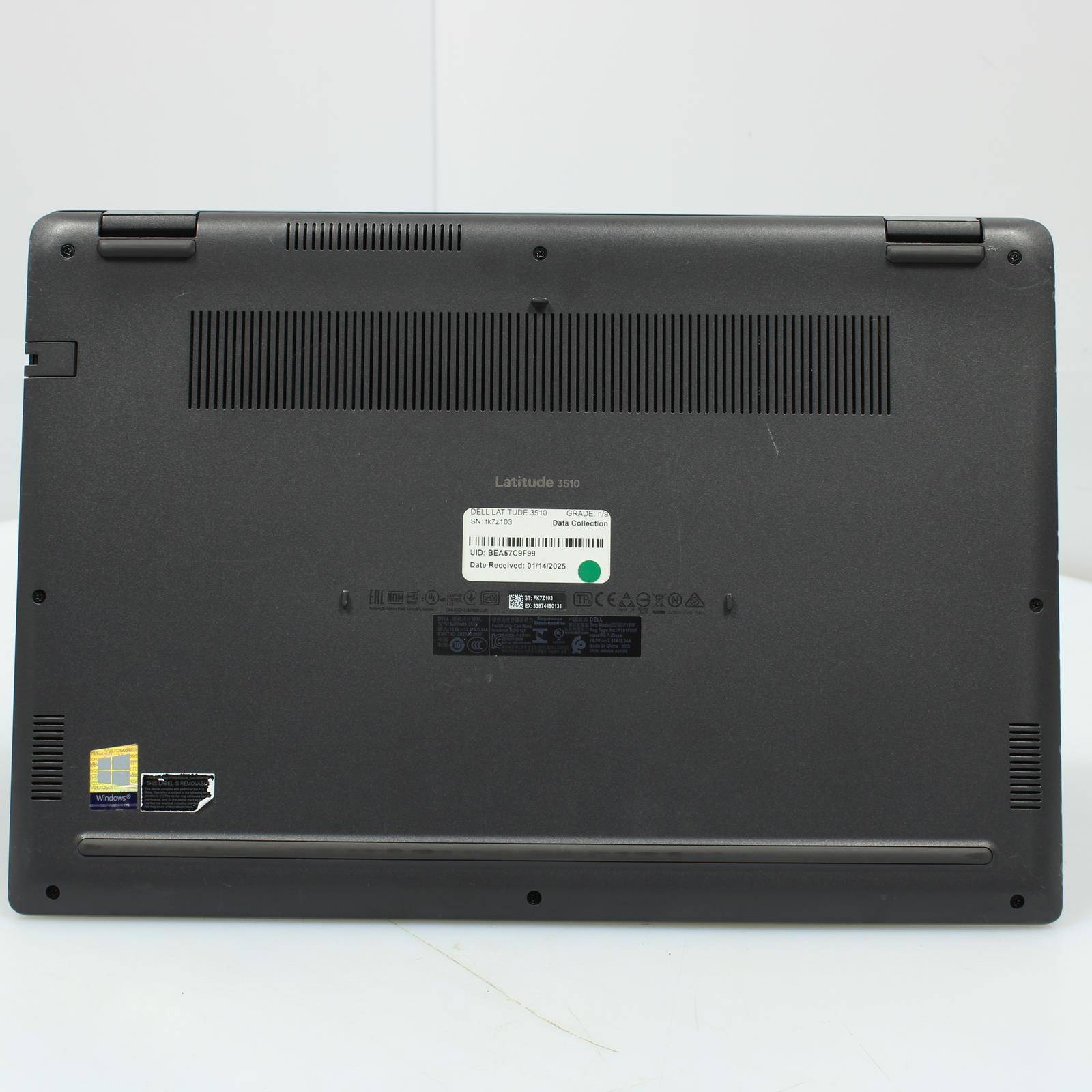 Dell Latitude 3510 Intel Core i5 10th Gen 8GB RAM No Drive/OS/Battery Laptop B1
