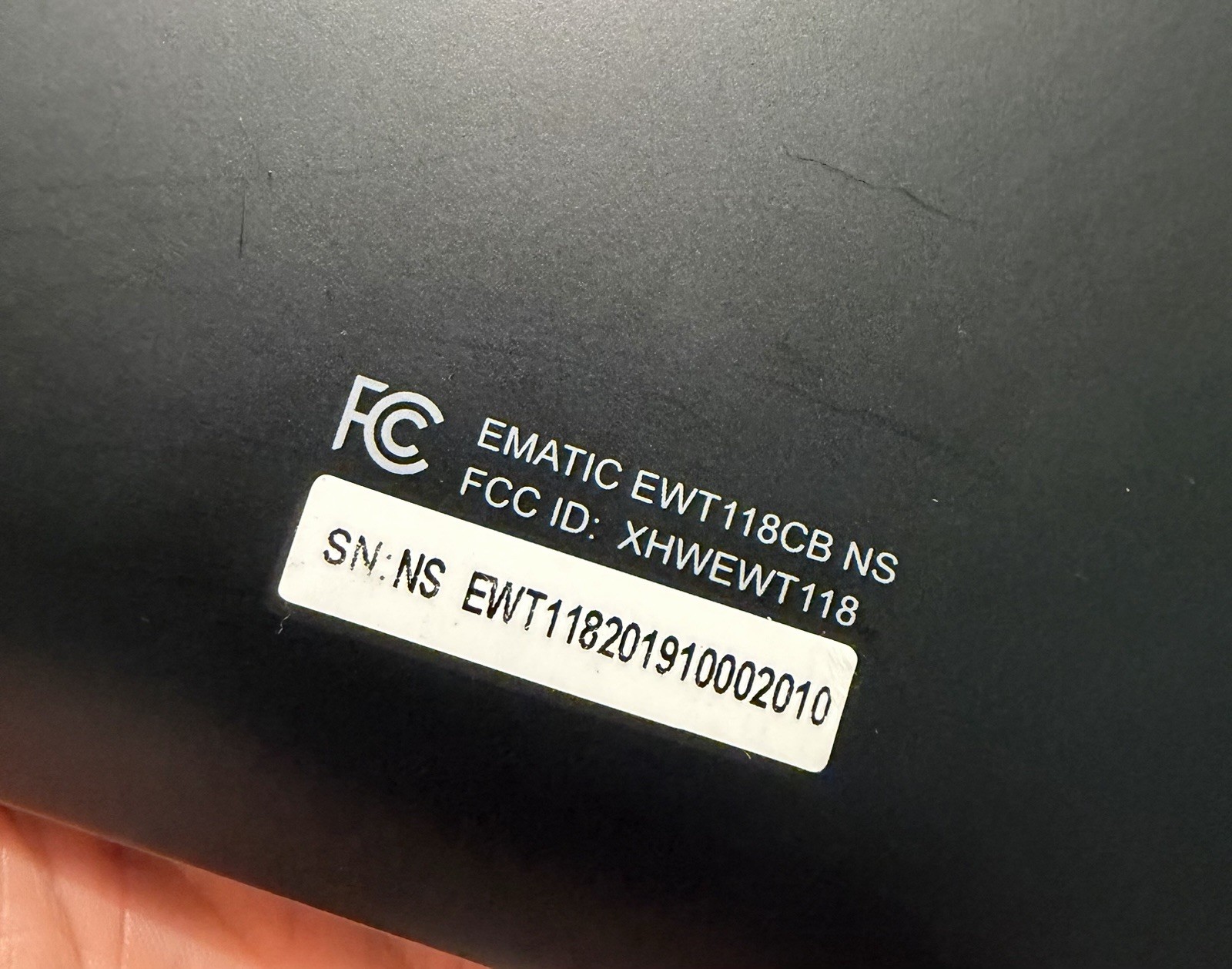 Ematic 11.6” Laptop Touchscreen Windows10 Intel Atom EWT118CB NS 64GB Used