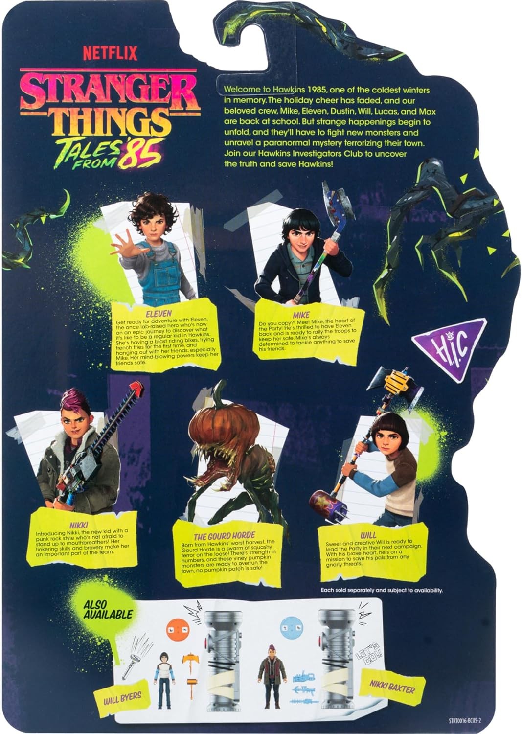 Stranger Things Tales from ‘85 Eleven 4″ Figure w/ Backpack & Waffle Accessories