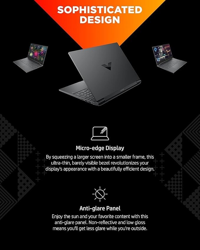 HP Victus Gaming 15-FB0121NR 15.6” (512GB SSD AMD Ryzen 5 5600H 3.3GHz 8GB RAM)