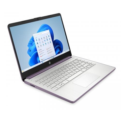 HP 14 HD Touchscreen Laptop Intel N150 4GB RAM 128GB SSD Winter Lavender Bundle