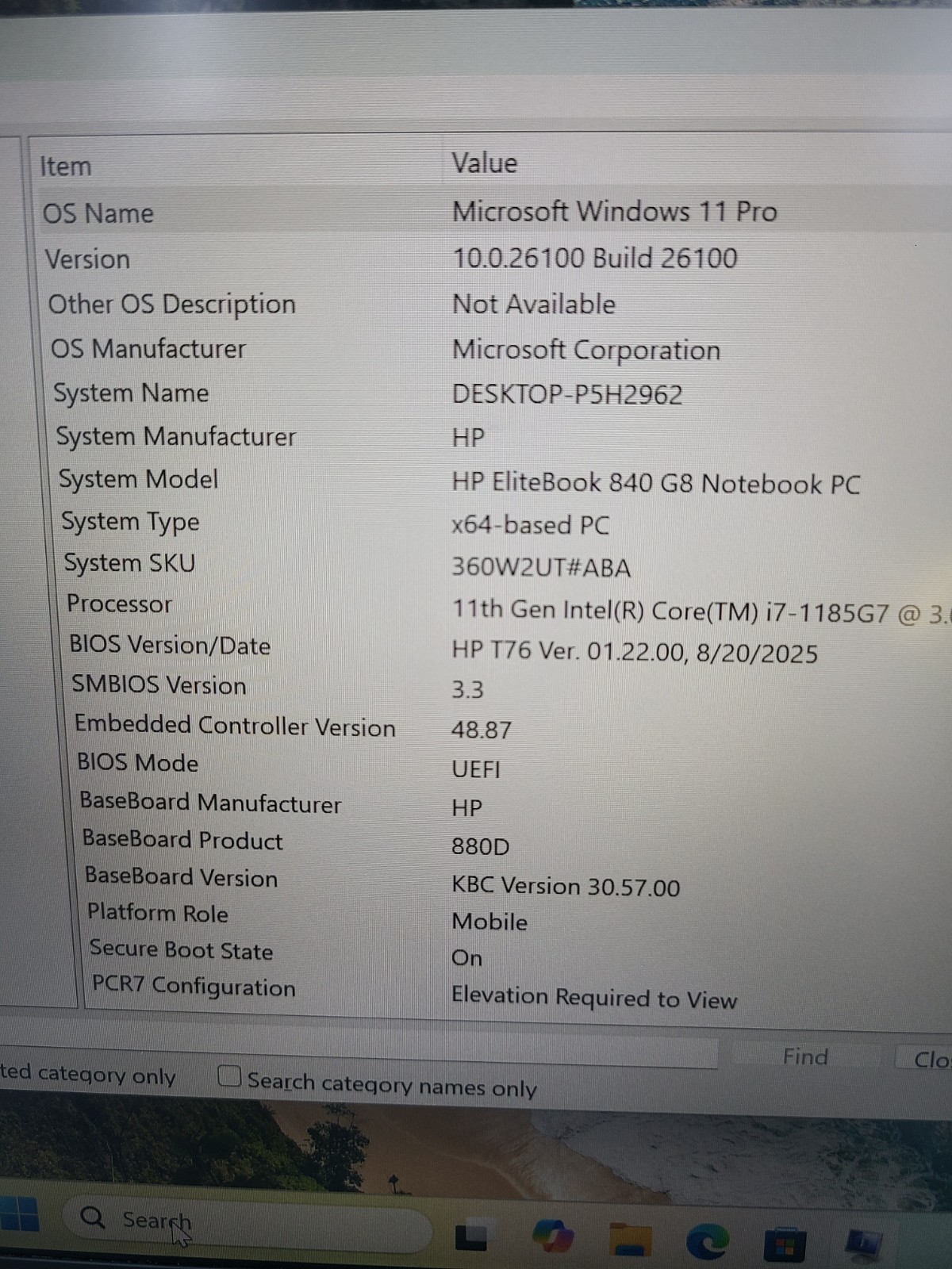 HP EliteBook 840 G8 i7-1185G7 3.00GHz 16GB Ram 256GB SSD Win 11 Pro
