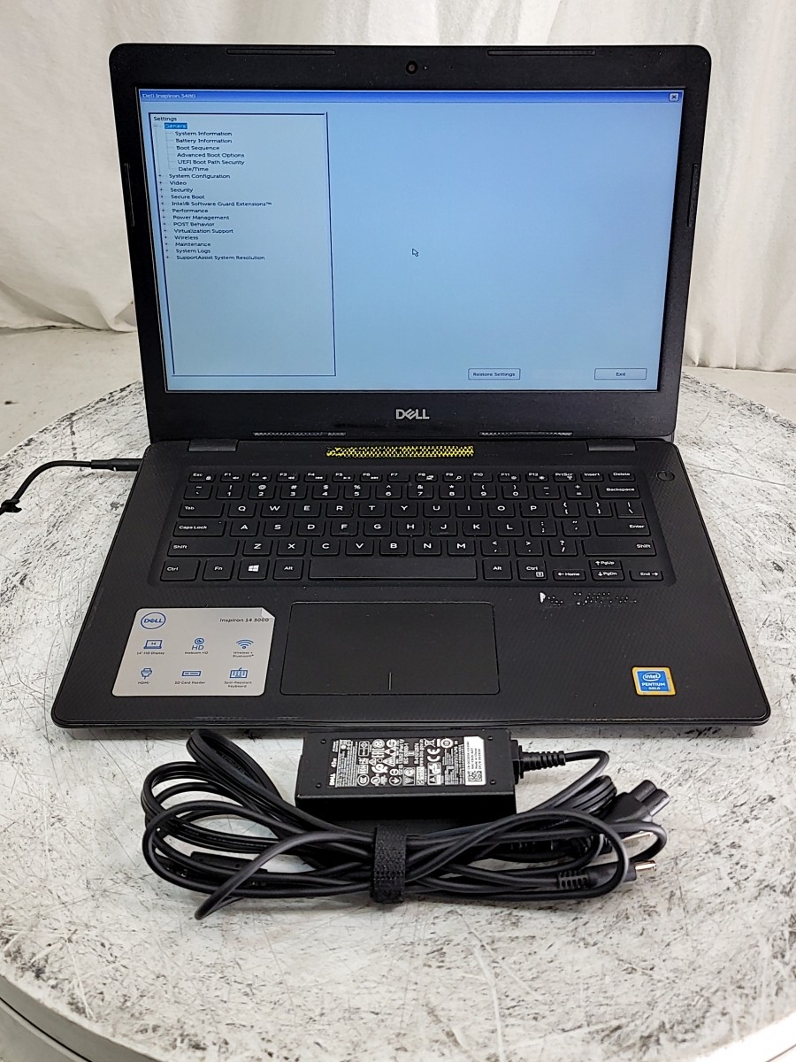 DELL INSPIRON 3480 PC Laptop INTEL PENTIUM 5405U 8GB 256GB