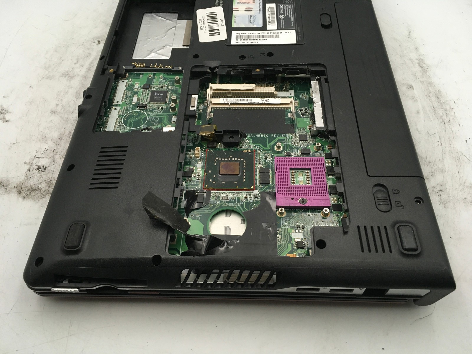 GATEWAY M SERIES SA1 – FOR PARTS/MISSING COMPONENTS – NO CPU – NO RAM – READ -BB