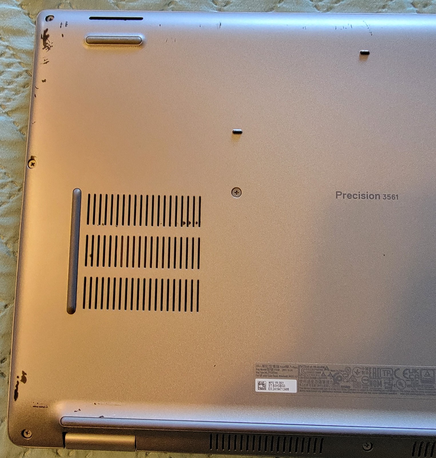 Dell 3561 15.6″ Intel i7-11850H 2.50 GHz 32GBRam 500GB SSD Nvidia T1200GPU Win11