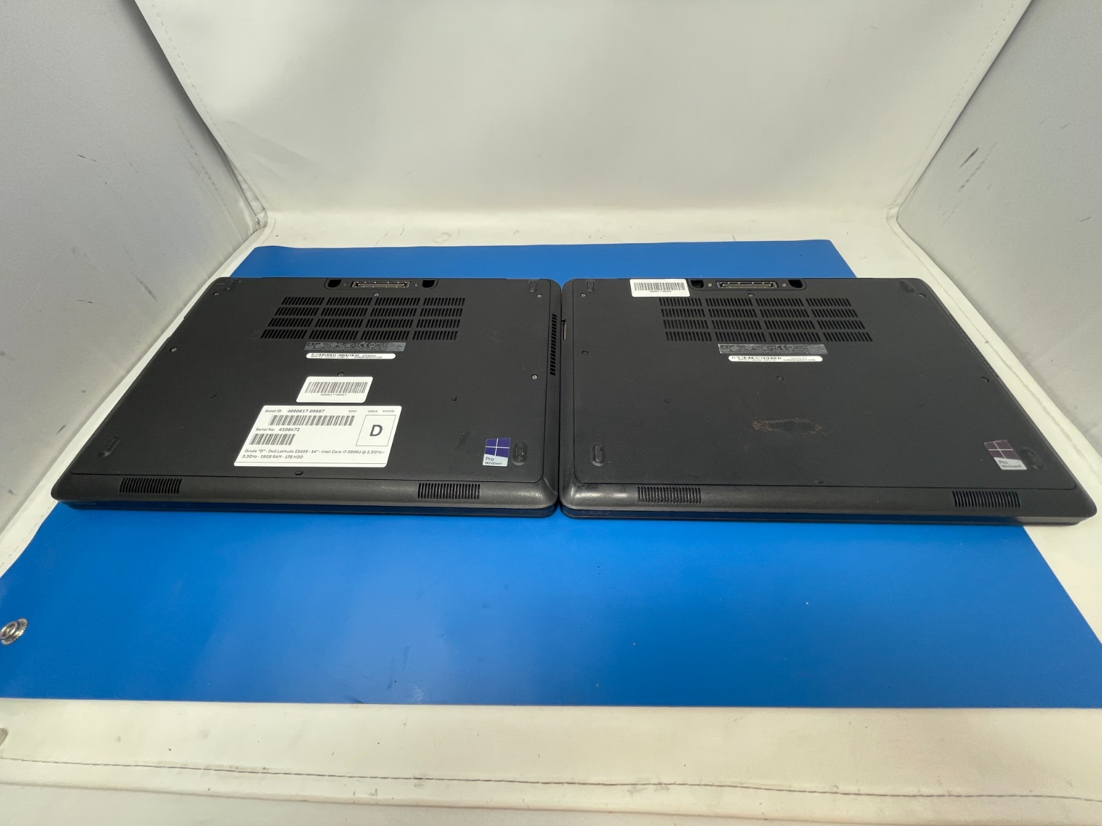 FOR REPAIR: 2 Dell Latitude E5450 14″ w/ Windows 10 Pro, see description