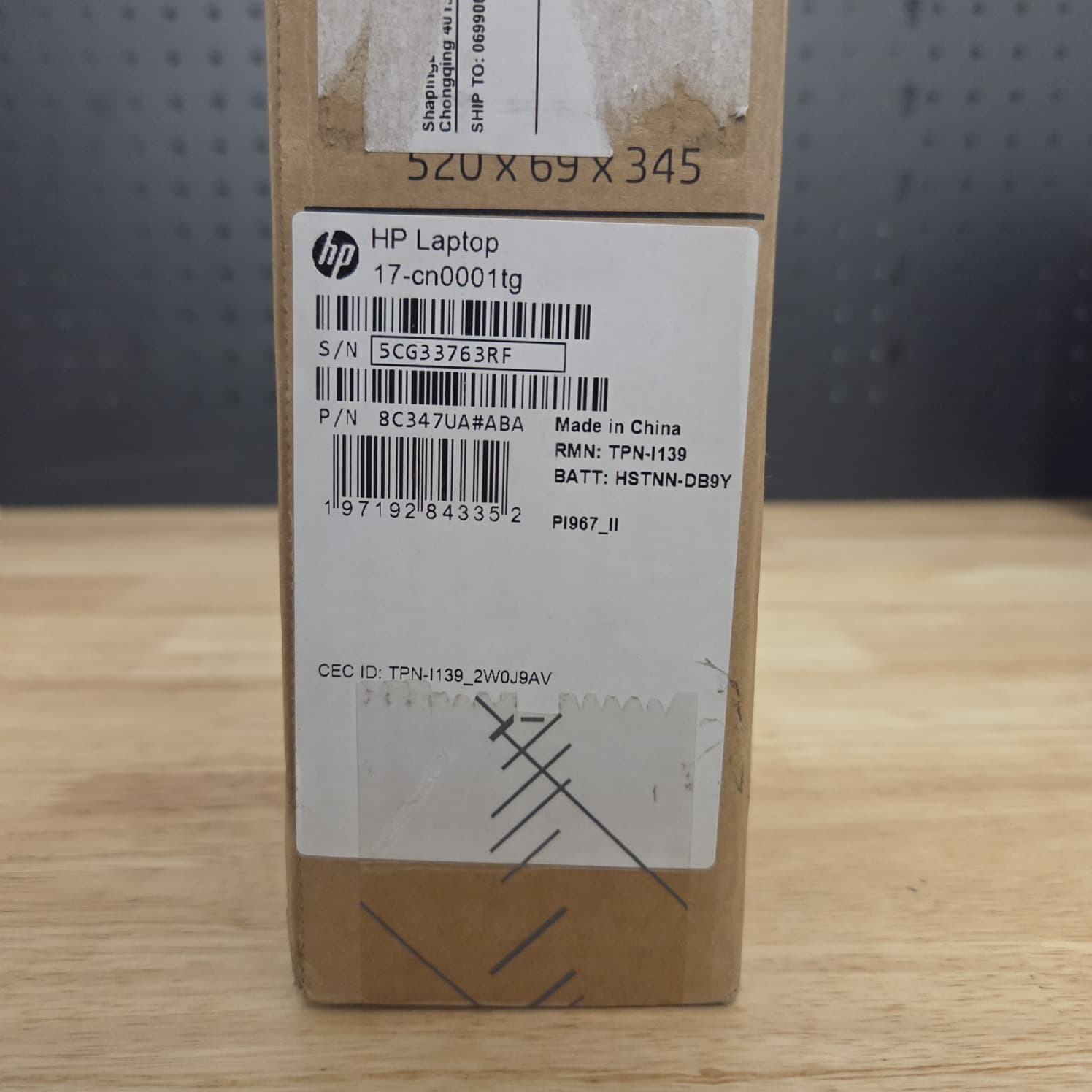 HP Laptop 17-cn0001tg