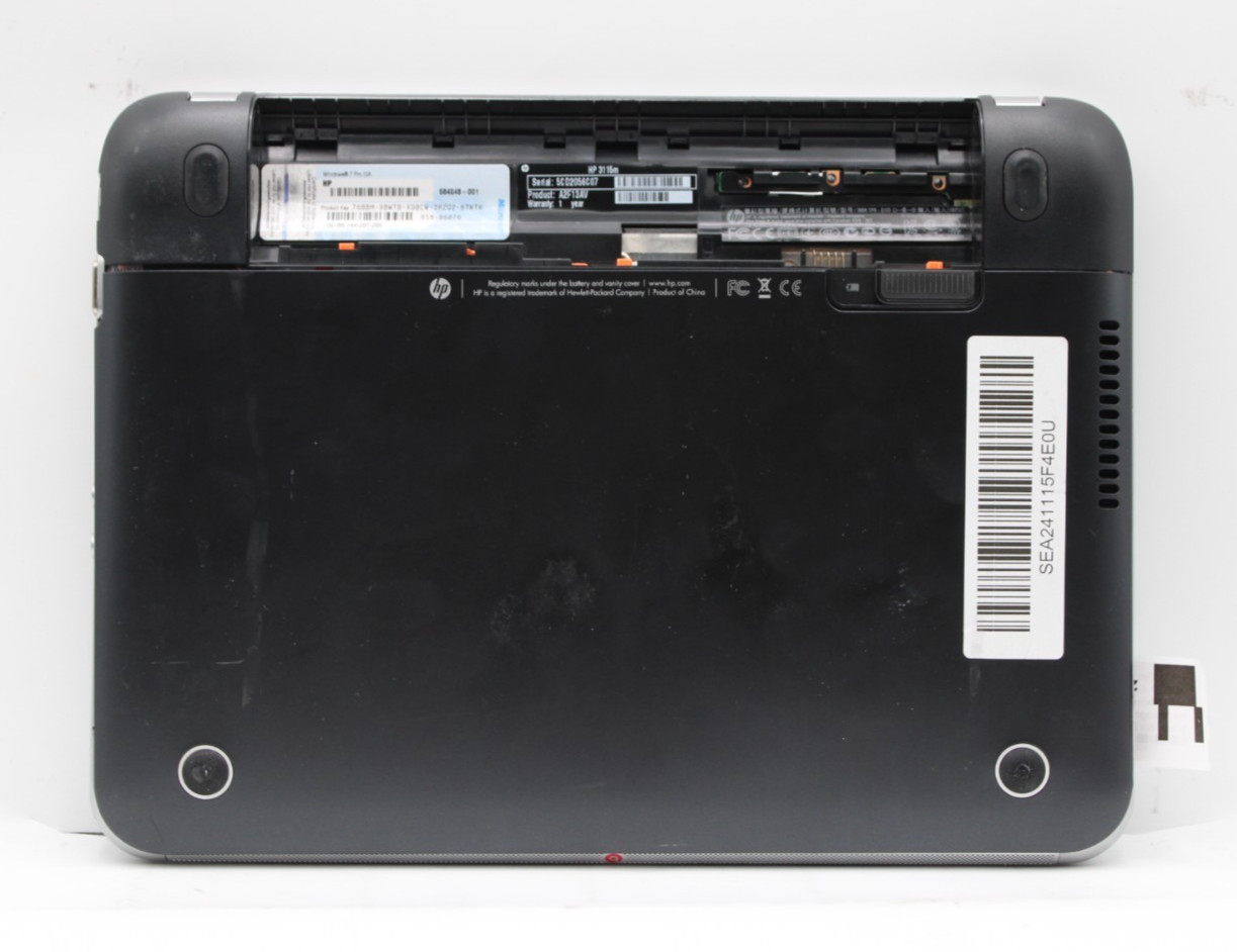 HP 3115M AMD E1-E-450@1.65GHz 4GB DDR3 NO STORAGE BATTERY OR OS *USED/TESTED*