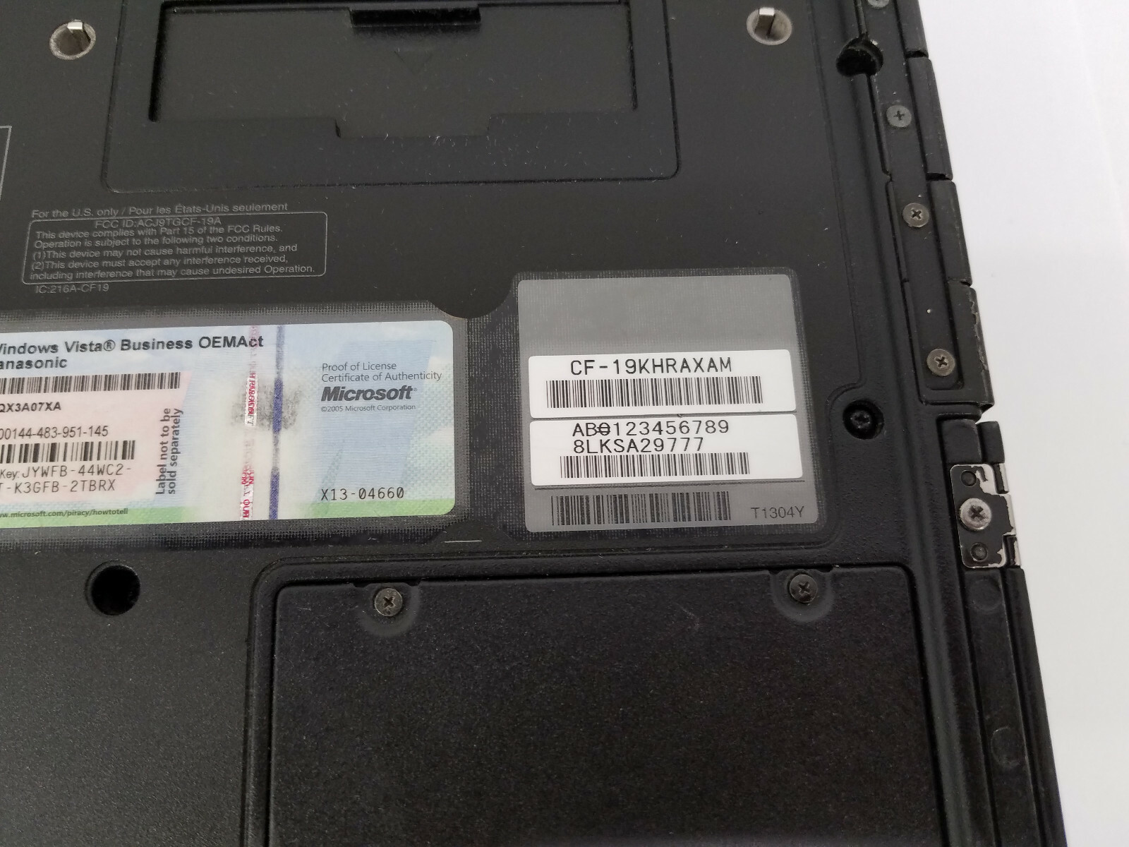Panasonic Toughbook 19 CF-19KHRAXAM, 10.4″, Core 2 Duo U9300, 3GB, 80GB HDD