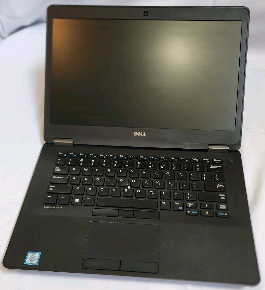 Dell Latitude E7470/i5-6300U/4GB/128GB SSD/Win10 Pro/*NO BATTERY*/*NO MOUSE NUB*