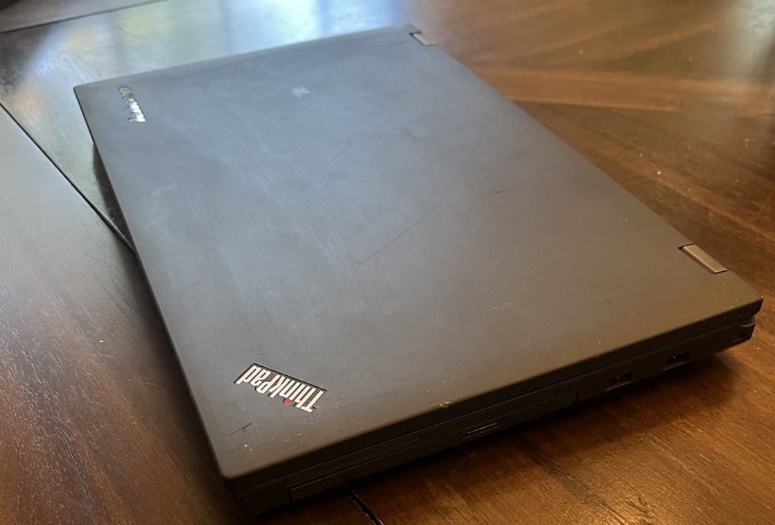 Lenovo Thinkpad T540p Laptop i5-42100. 2.6GHz 12GB 256GB SSD. Working. Win 11