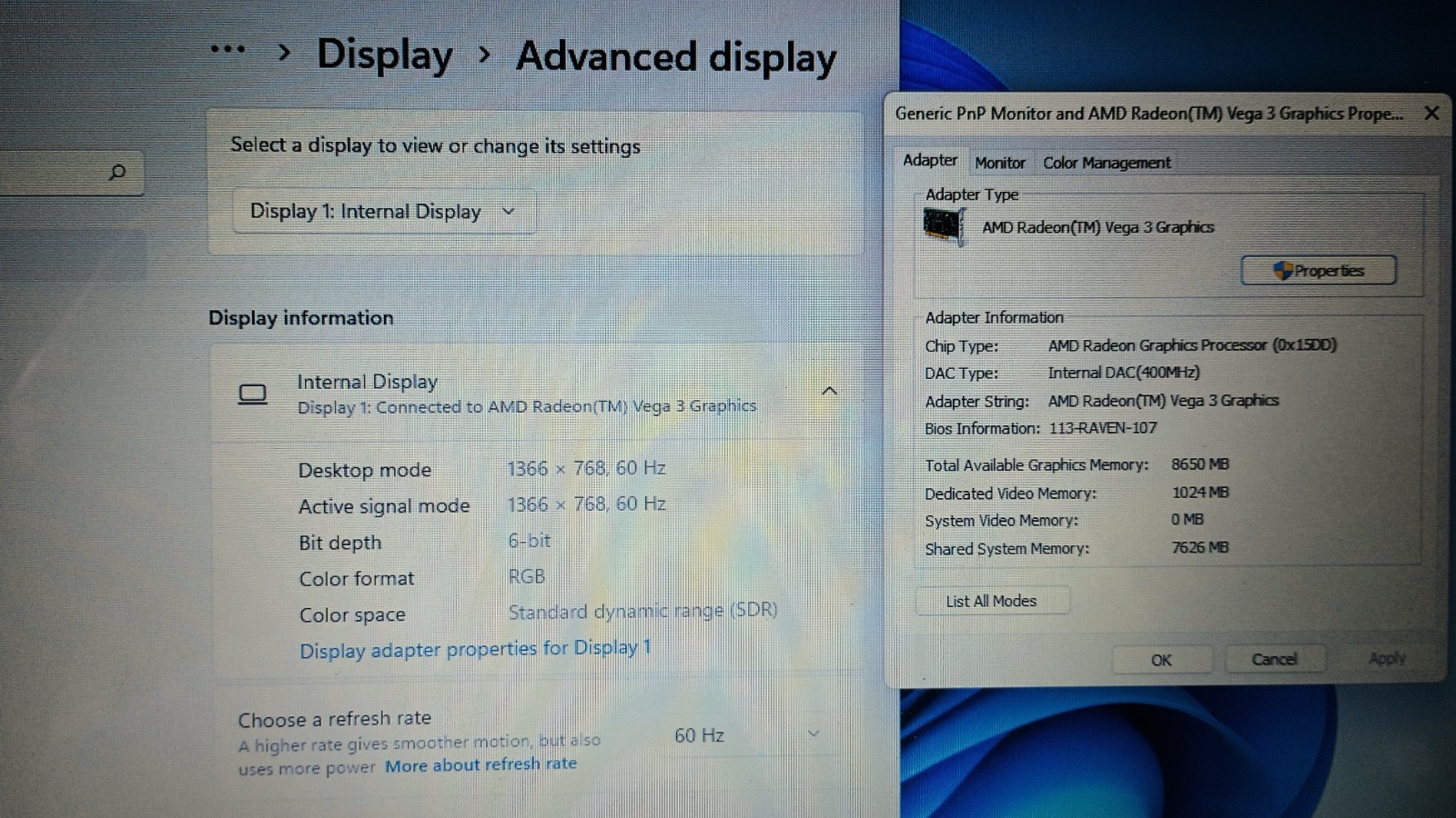 Inspiron3585 Gamer w/charger.Ryzen3.Radeon.16GB.256GB SSD.15.6″ Touch.Mint!