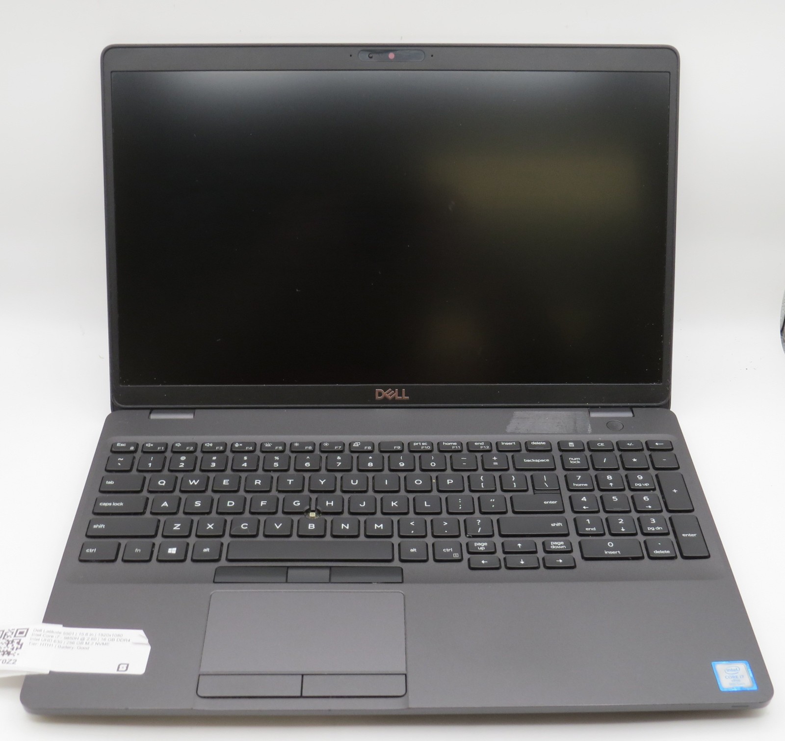 Dell Latitude 5501 i7-9850H @ 2.6GHz 16GB DDR4 256 GB m2 No OS