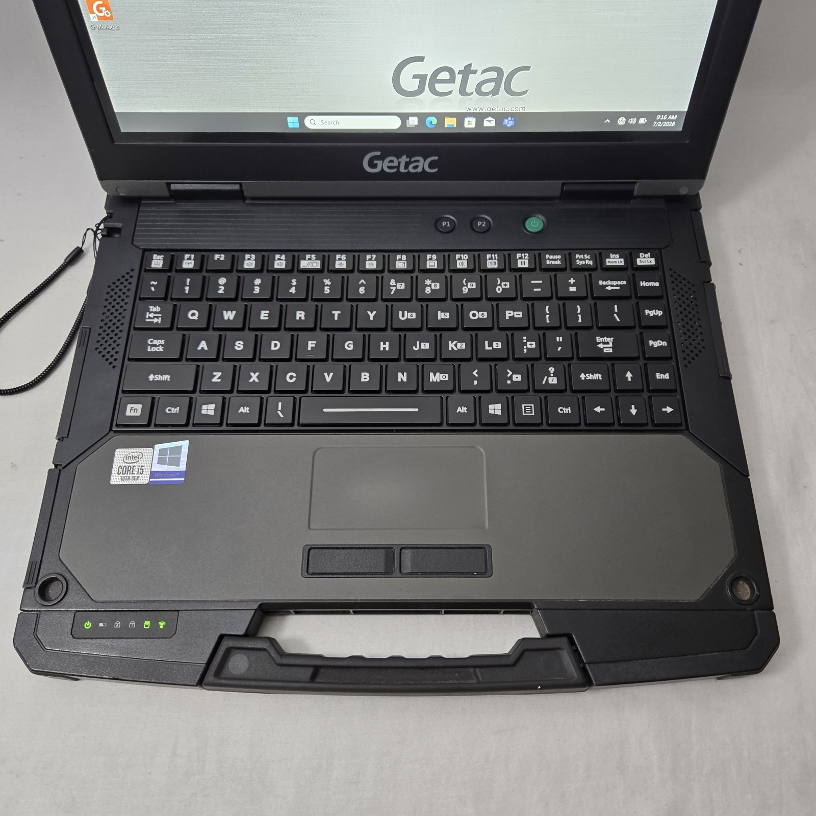 Getac B360 Rugged Laptop i5-10210U 256GB SSD 8GB RAM – 4G LTE – Win11 – Grade B