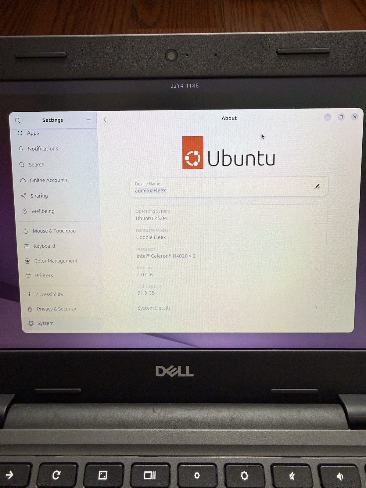 Lot Of 5pc Dell Chromebook 3100/Linux Pre-installed/Ubuntu/Charger Included