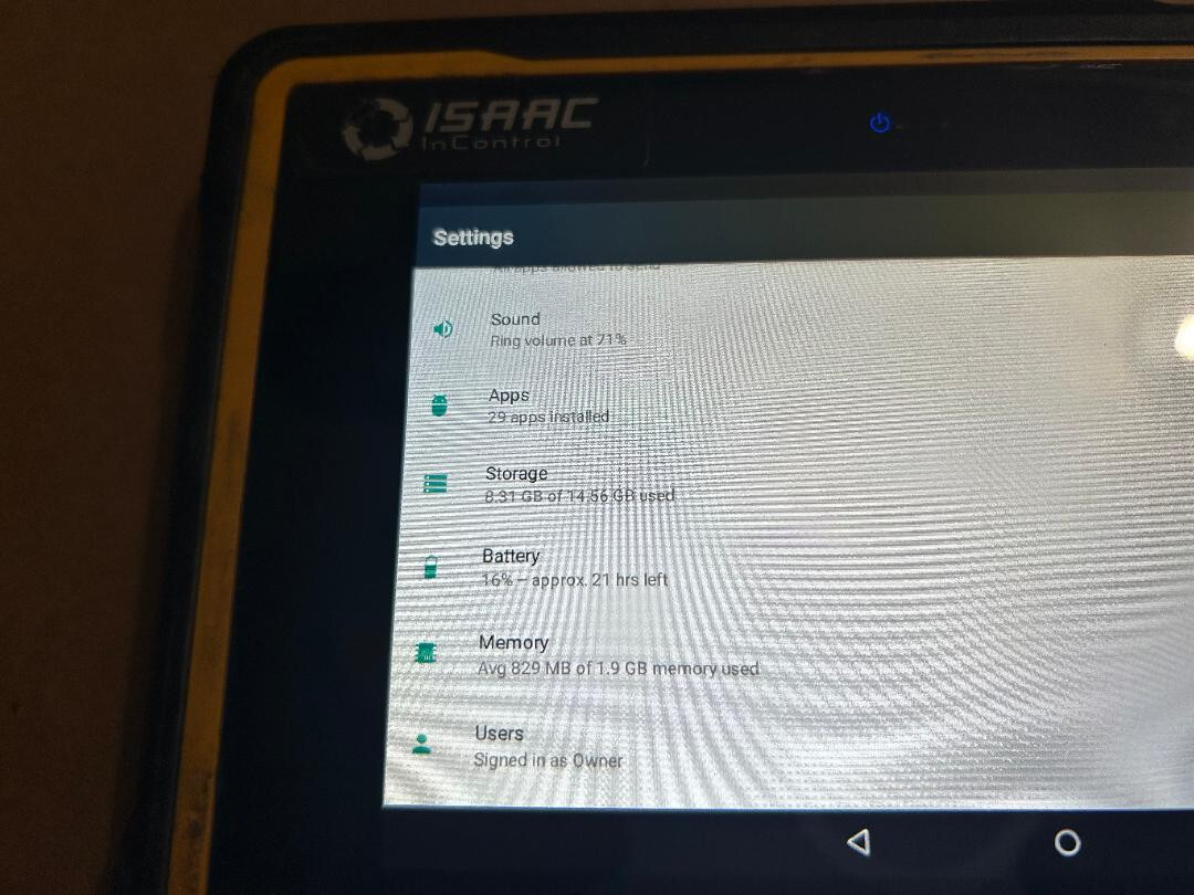 Qty.2 Getac Isaac Powered ZX70 Intel ATOM X5 Rugged 16GB Tablet