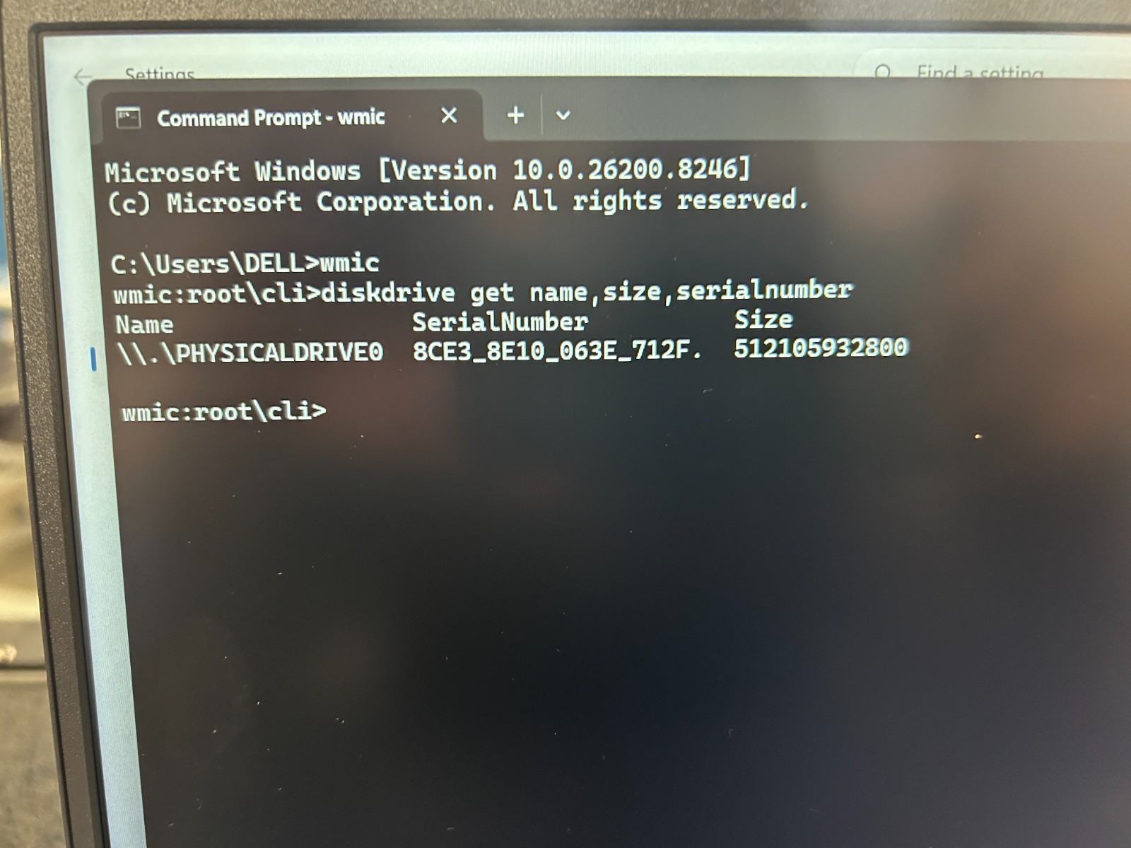 DELL 15 DC15255 G8MK9, AMD Ryzen 7 7730U, 2.00 GHz, 16 GB RAM, 512 GB NVMe