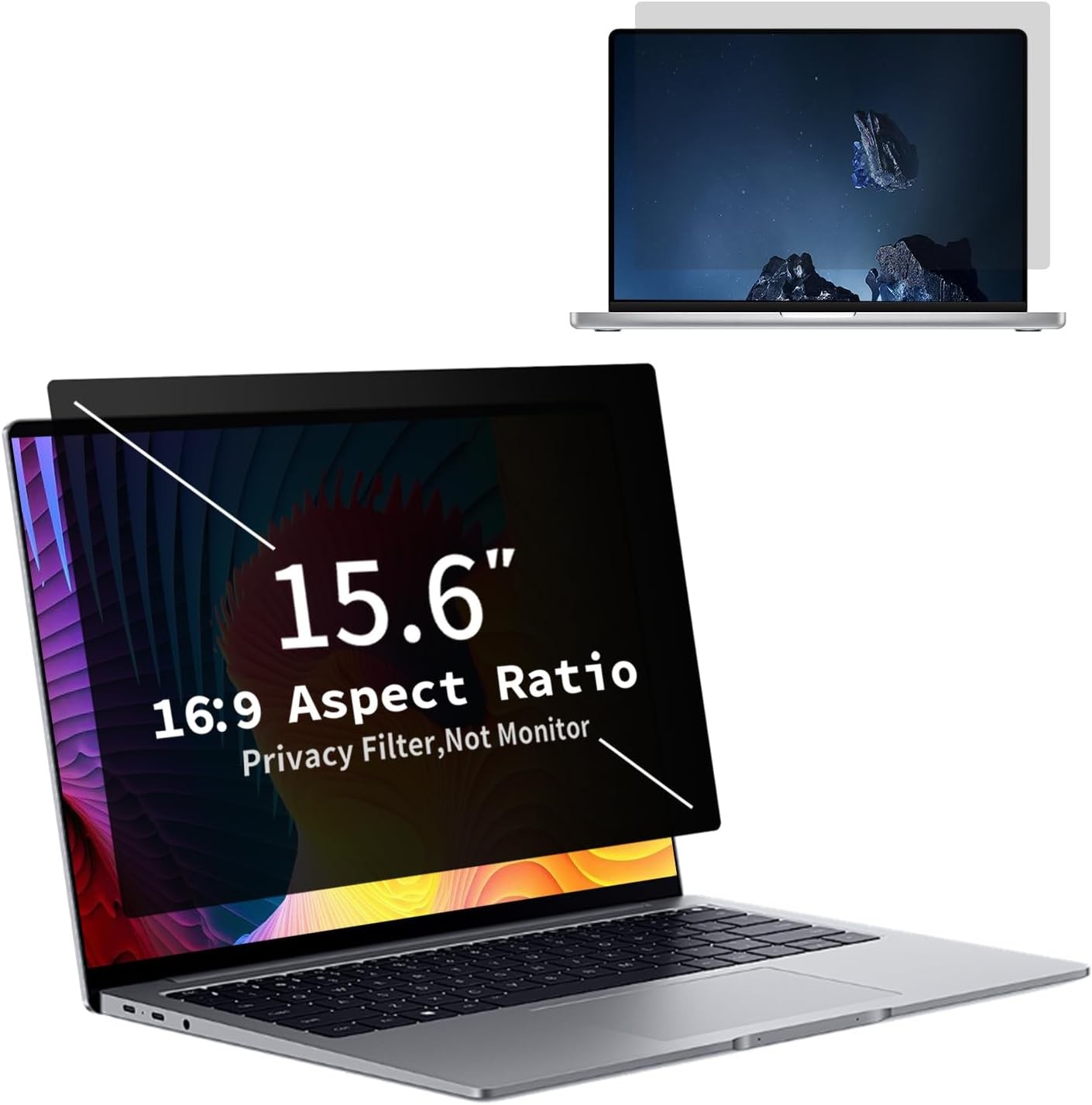 Screen Protector for 15.6 Inch Laptop, Anti Glare Blue Light Blocking Privacy Sh
