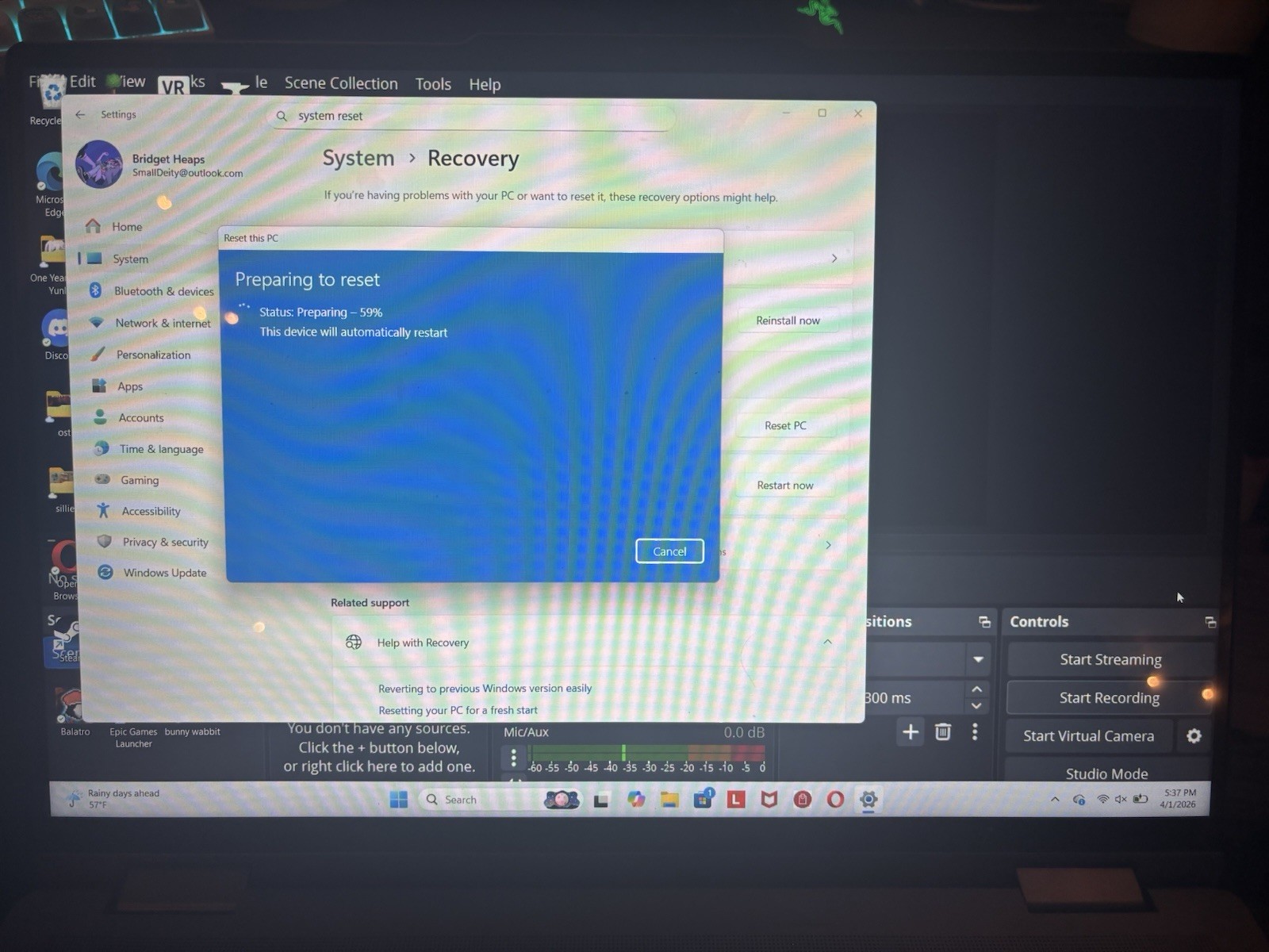 Lenovo Laptop PC 15.6″ Intel I5 10th Gen, 16GB RAM, 1TB NVMe SSD, Windows 11