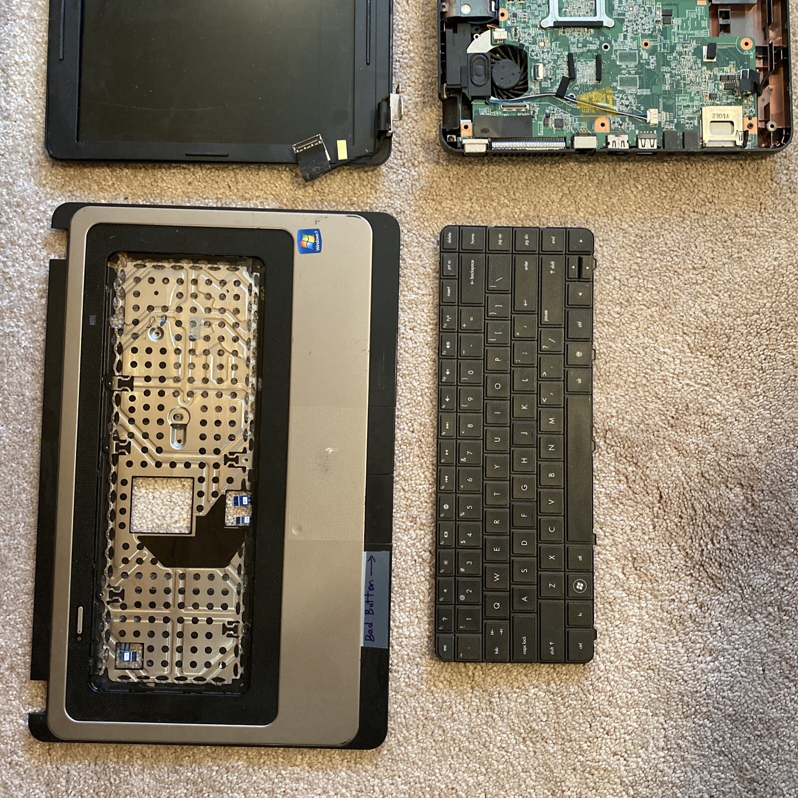 HP 635 TPN-F104 Laptop Notebook PC ￼Untested Parts Repair AS IS