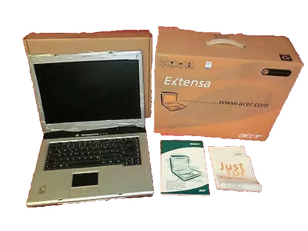 Acer Extensa 2603 15.4″ notebook, 60 GB HDD, in original packaging, partially faulty please READ