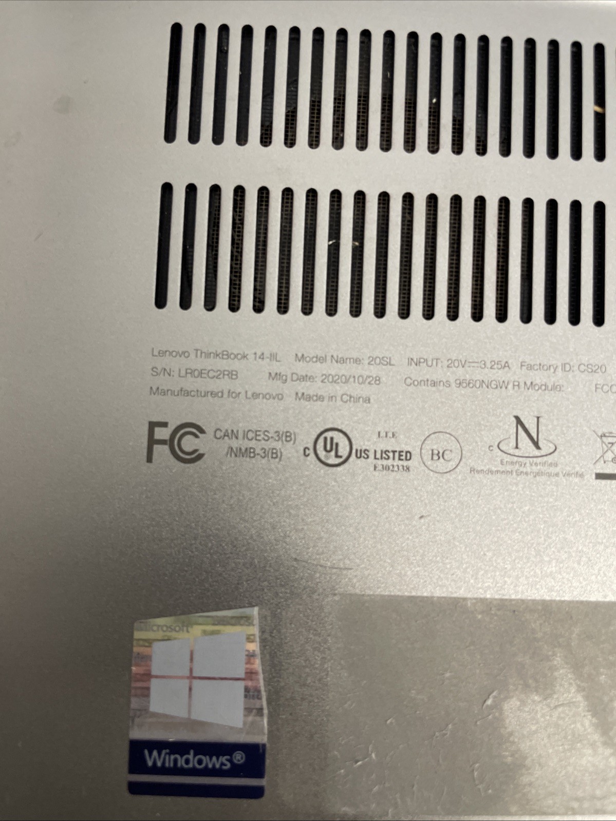 lenovo thinkbook 14-iil 20sl (20SL0016US)
