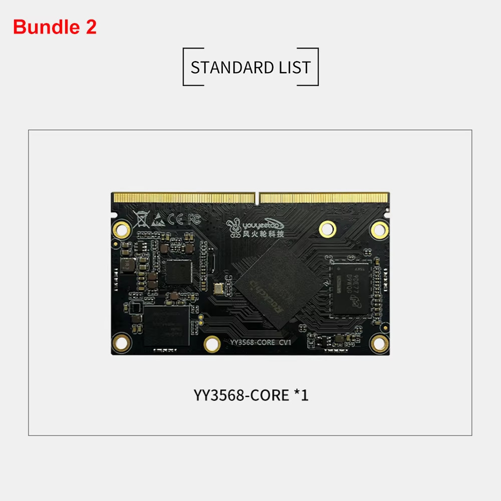 YY3568 Dual Gigabit Ethernet Development Board RockChip RK3568 SoC with Expandab