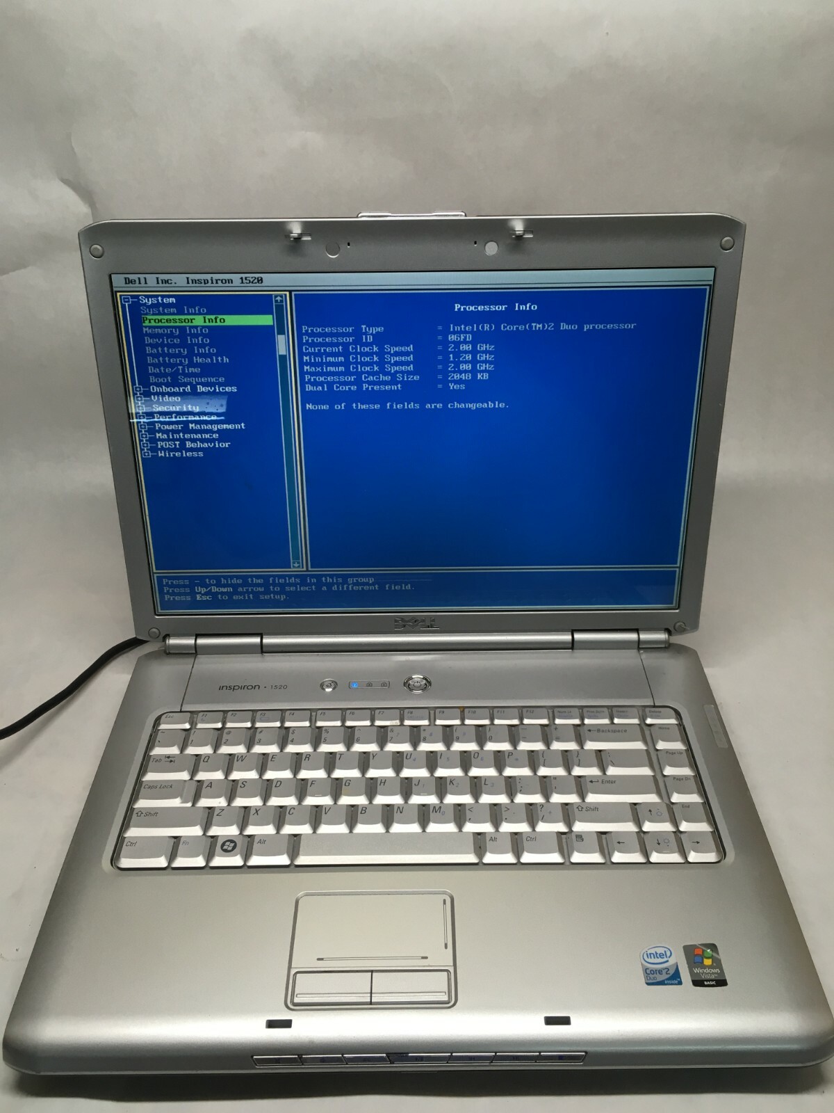 Dell’s Inspiron 1520 15″ (AS IS / FOR PARTS) – MISSING PARTS – JZ