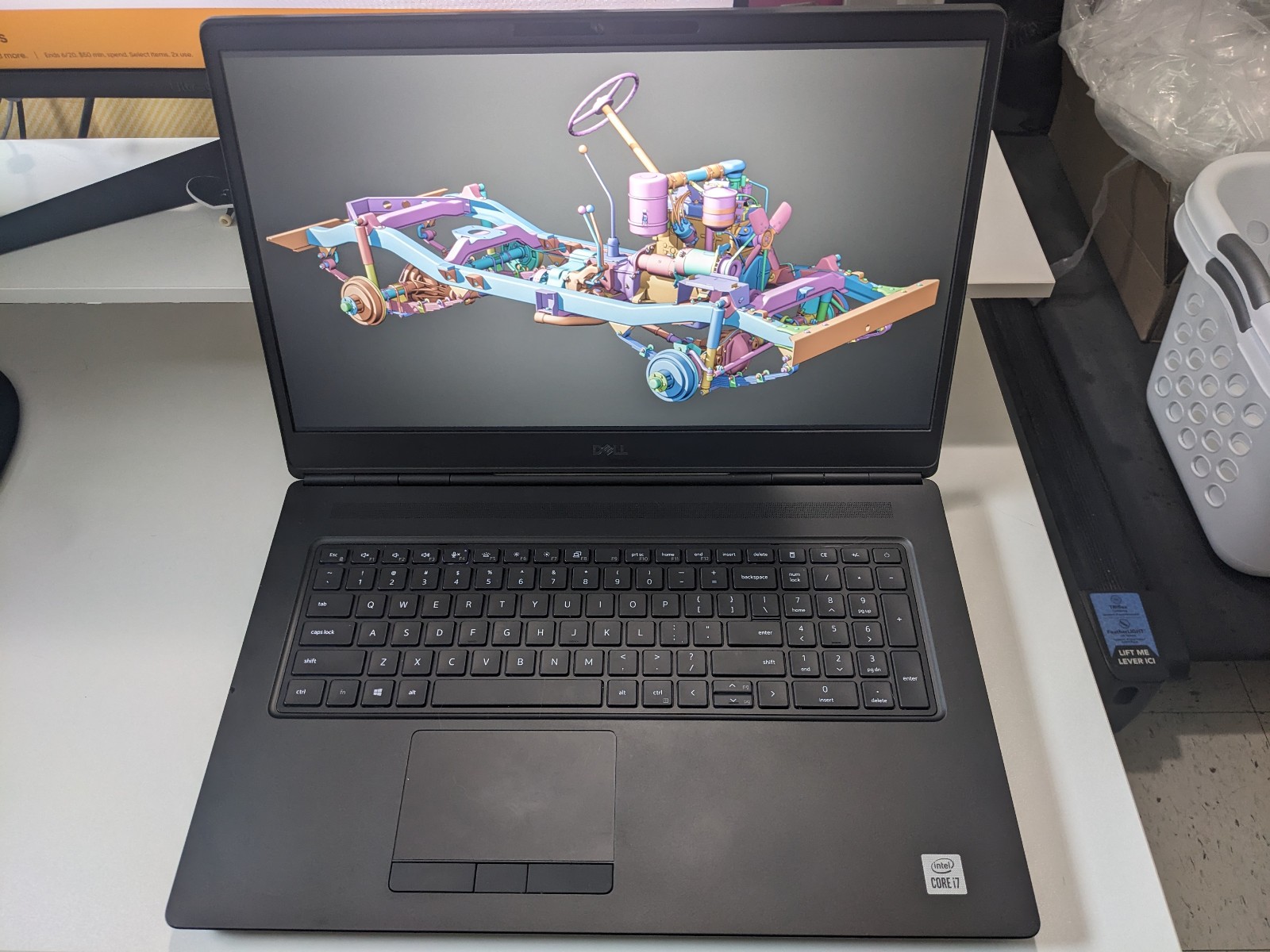 Dell Precision 7750 Workstation i7 NVIDIA Quadro RTX3000 32GB 256GB Win10 Pro