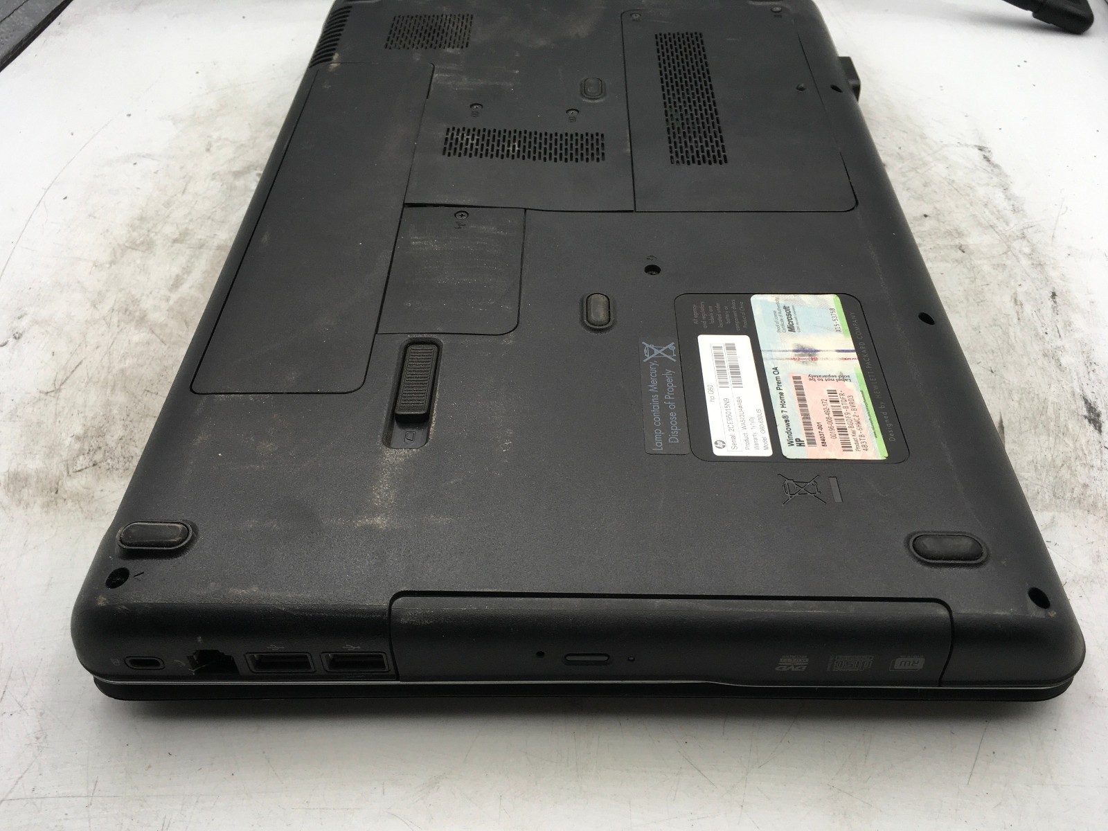 HP G60 630US – FOR PARTS/REPAIR – INTEL PENTIUM T4400 – 4GB RAM – READ DESC – BB