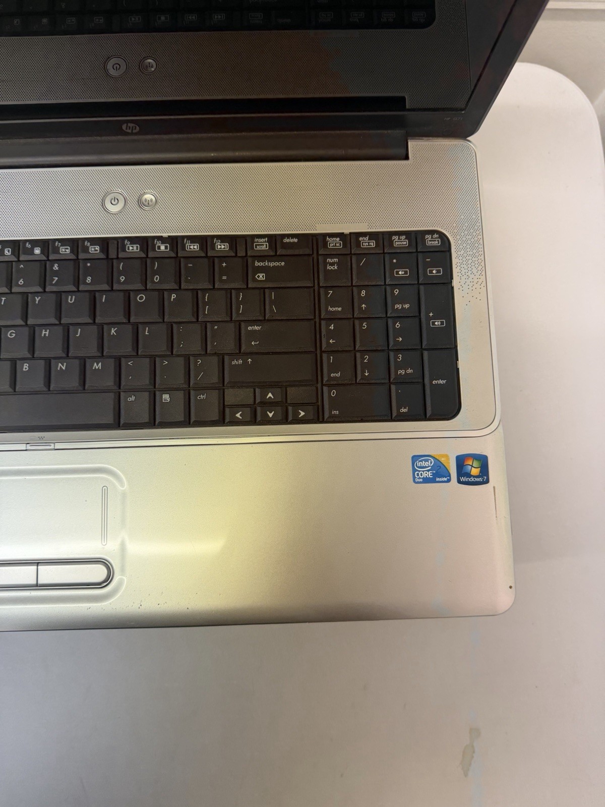 HP Notebook G71-340US Laptop – Good Screen – Intel Duo T6600 – Read Des