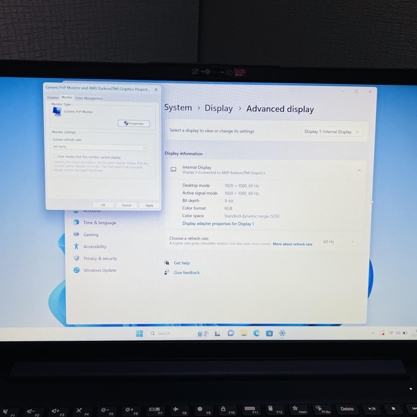 LENOVO IdeaPad 1 15AMN7, 15.6″ FHD, Ryzen 3 7320U, 8GB, 256GB SSD, Abyss Blue