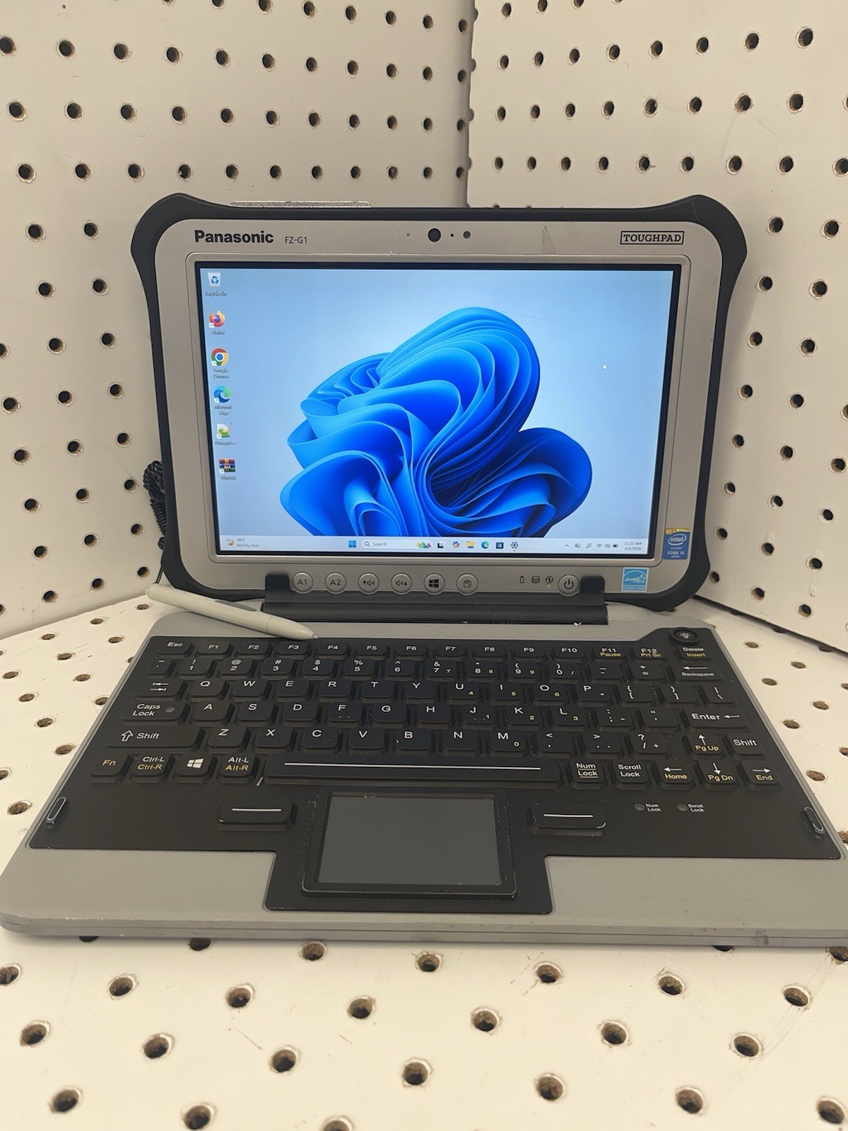 Panasonic Toughpad FZ-G1 | I5 | 8 GB RAM | 128 GB SSD | wind 11 Pro | Keyboard