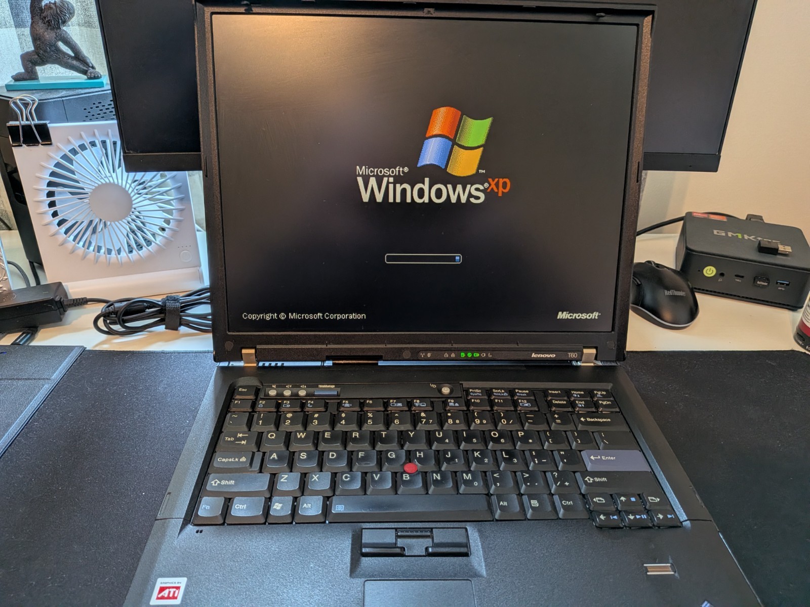 Lenovo ThinkPad T60 14in Intel Core Duo 2.0GHz 3GB Ram ATI Battery Charger