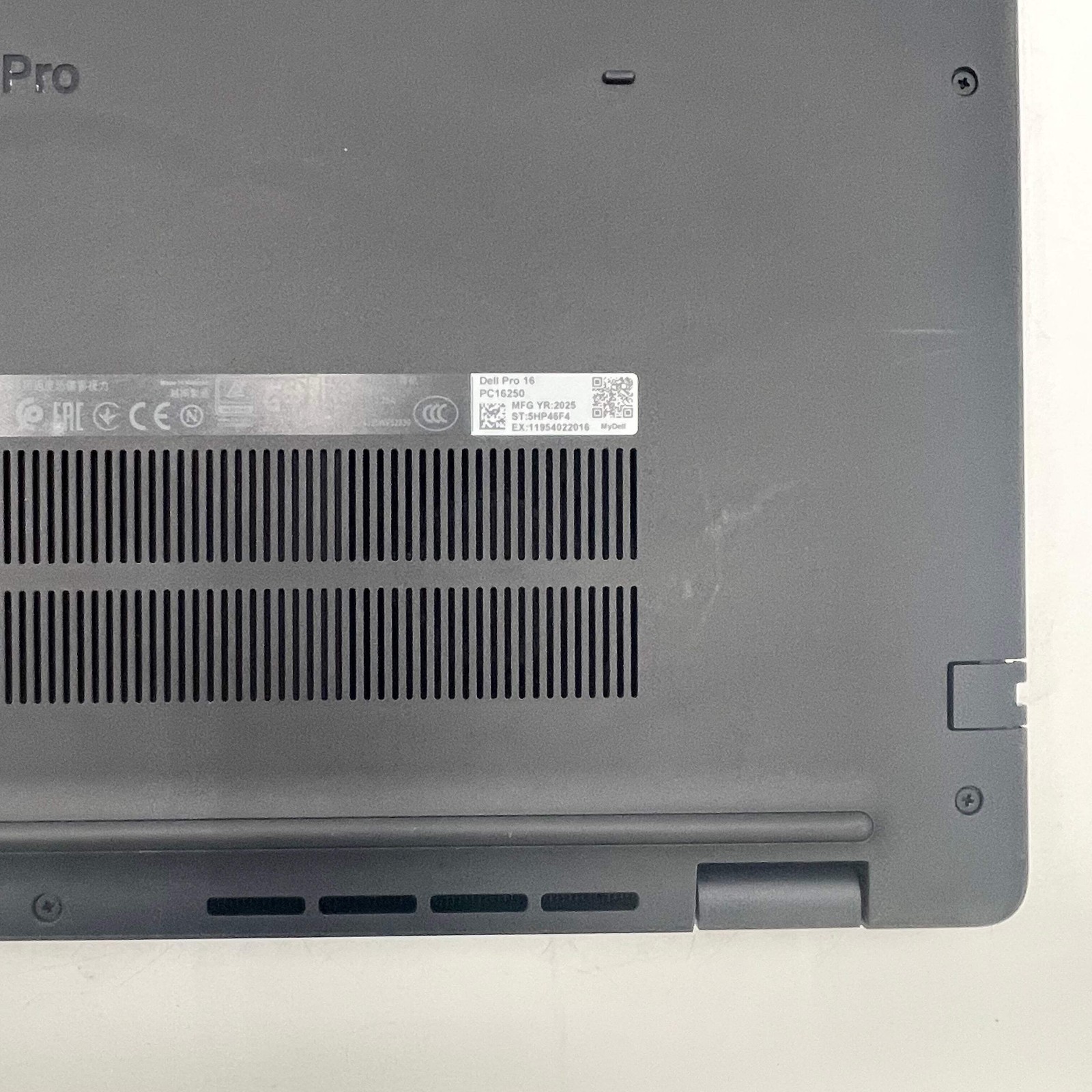 Dell Pro 16 PC16250 16″ Core Ultra 5 225U 1.5GHz 16GB RAM 512GB SSD