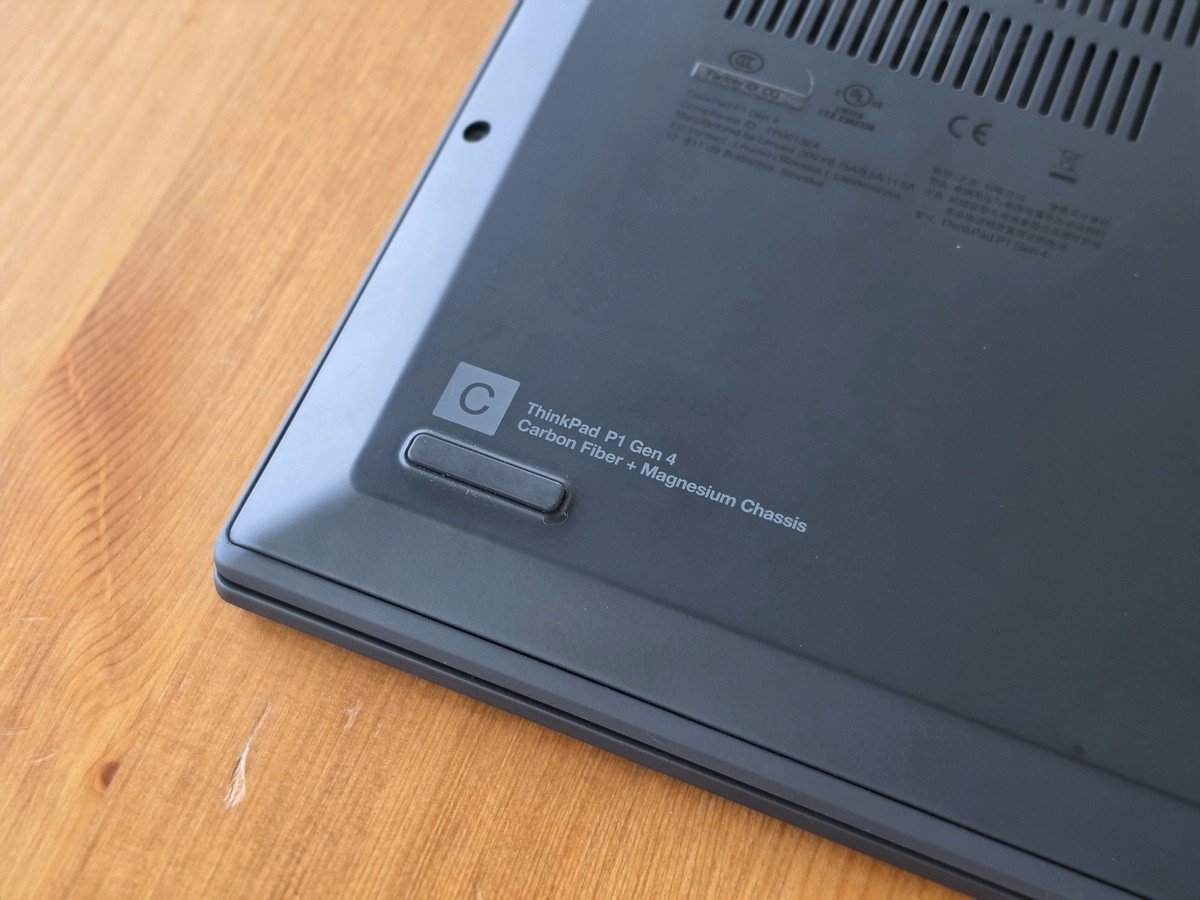 Lenovo ThinkPad P1 Gen 4 i7-11850H 16GB 16″ 2560×1600 NVIDIA RTX 3070 512GB SSD