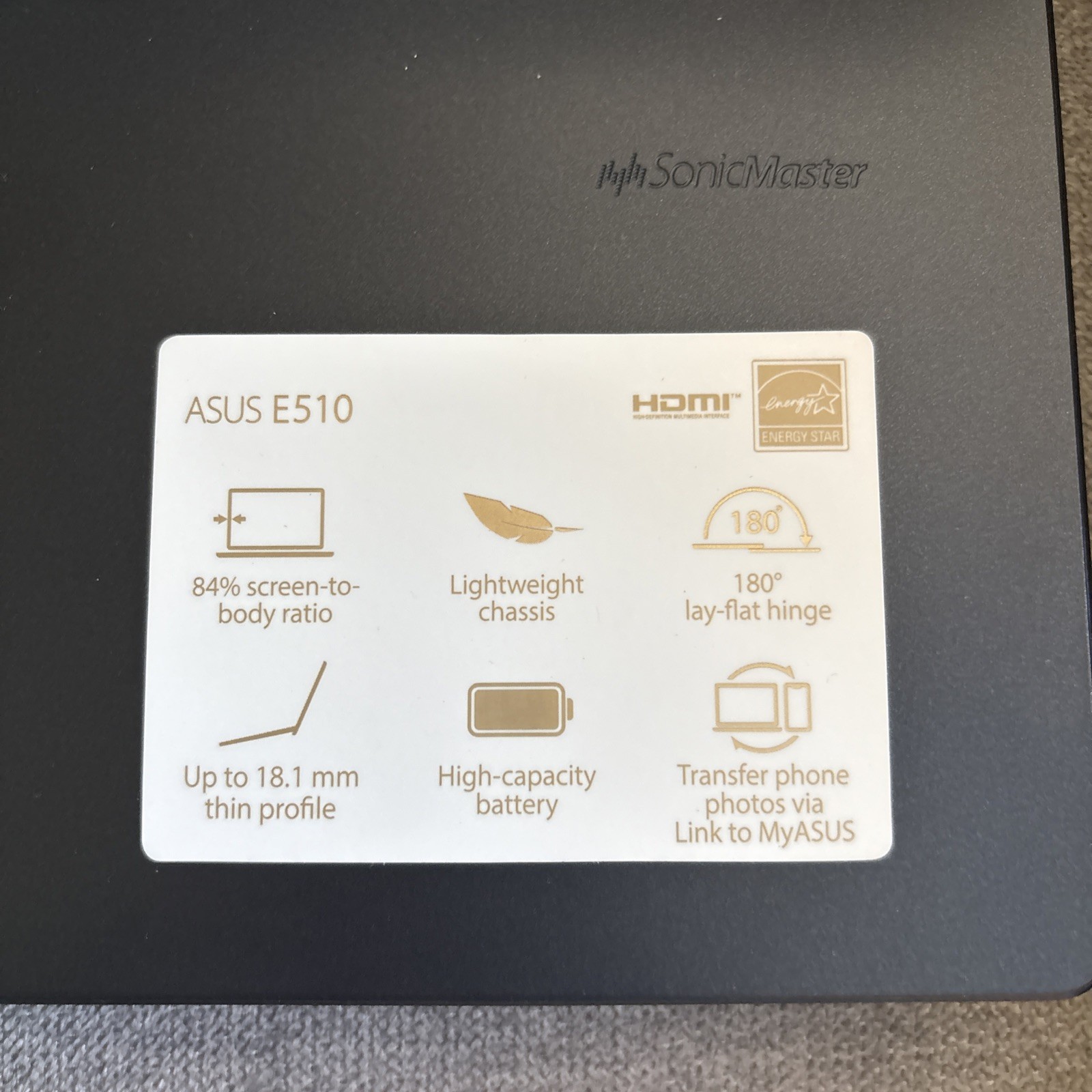 Asus Vivobook Go L510KA-ES04 15.6 Intel Celeron N4500 4GB 128GB SSD W10H