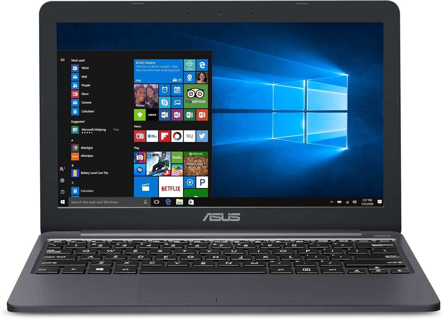 ASUS VivoBook L203MA Ultra-Thin Laptop – Black/Grey (Used)