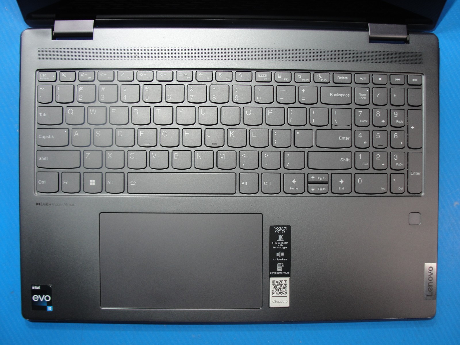 Lenovo Yoga 7 16IAP7 16″WQXGA Touch i5-1240P 1.7GHz 8GB RAM 256GB SSD+PA
