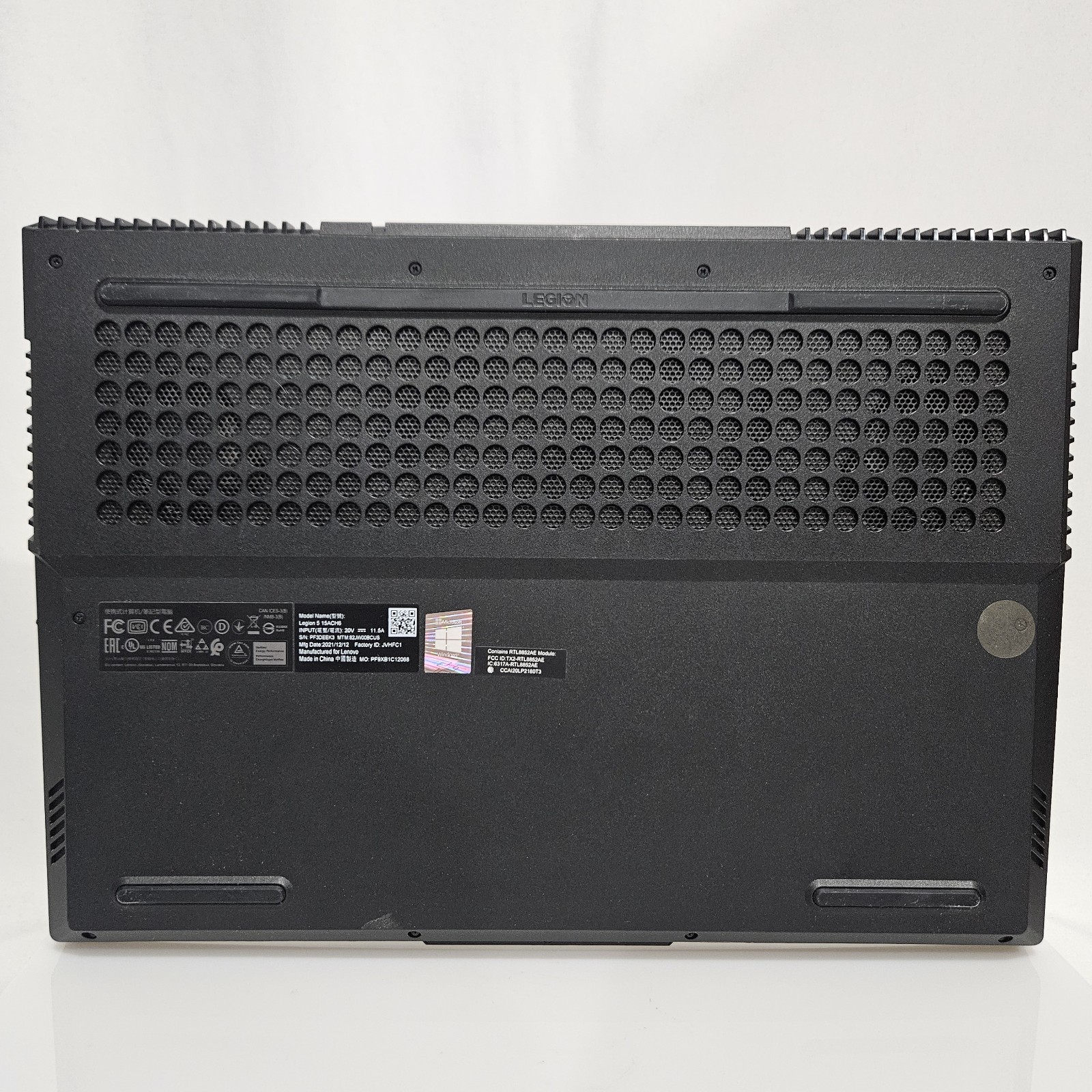 Lenovo Legion 5 15ACH6 Ryzen 7 5800H 16GB 1TB RTX 3050 + Charger (RTX Error 43)