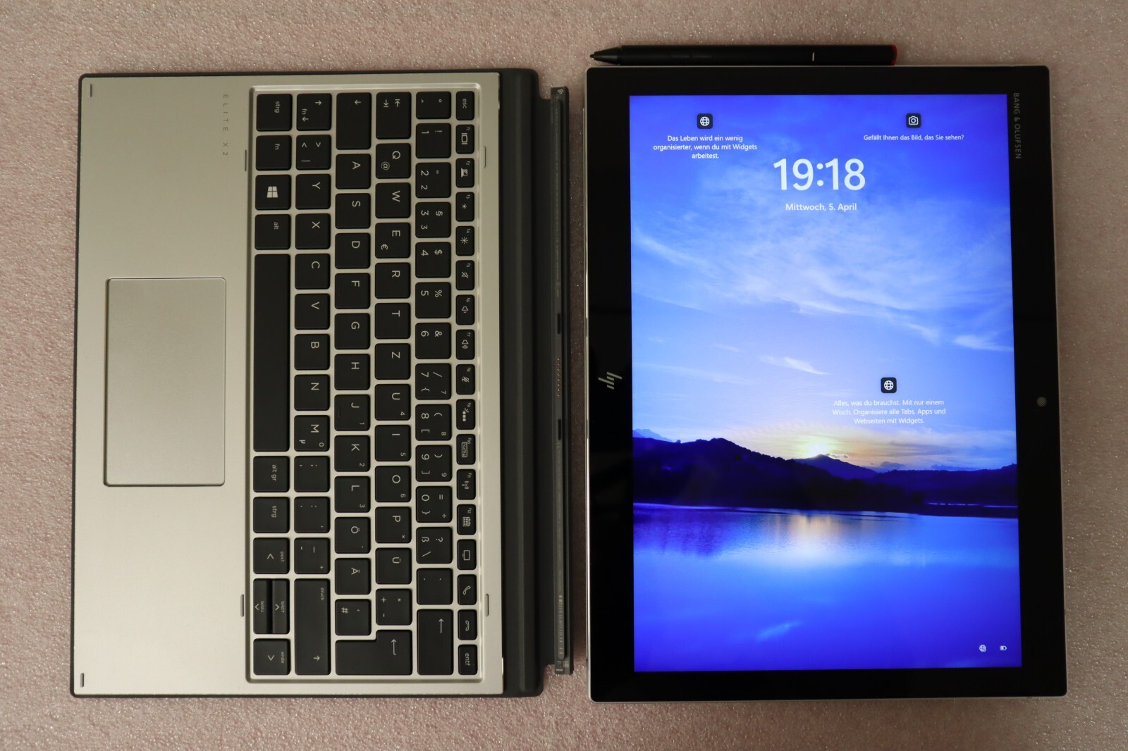 2TB SSD, TABLET LAPTOP + KEYBOARD HP ELITE X2 G4, i5-8365U LTE PEN DETACHABLE