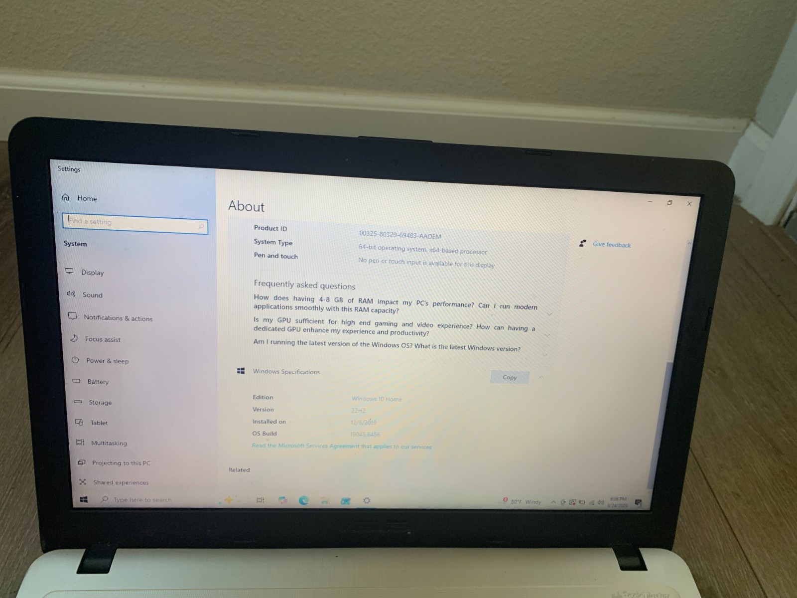 ASUS X540S-SCL0205N 15.6″ Intel Celeron N3050 1.60GHz 4GB RAM 500GB HDD Win 10