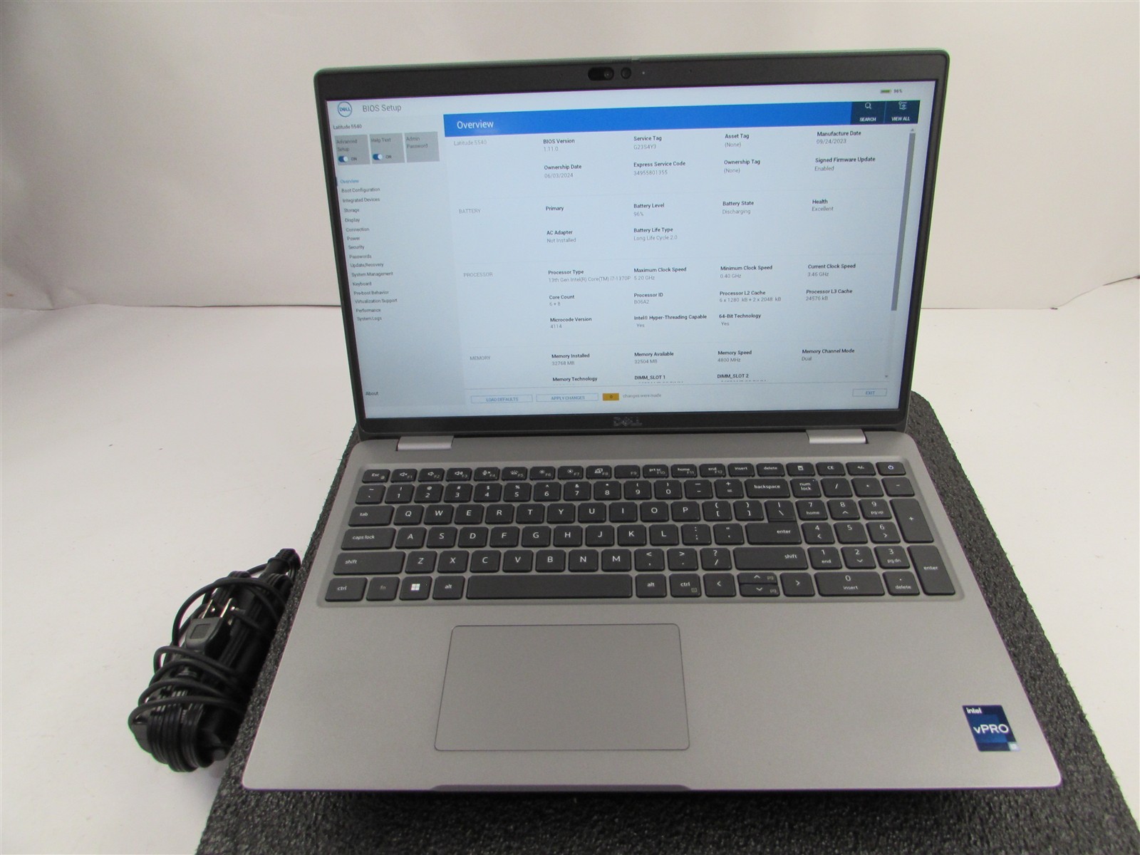 DELL LATITUDE 5540 1920X1080 FHD CORE I7-1370P 14 CORE 1TB SSD 32GB RAM WIN 11