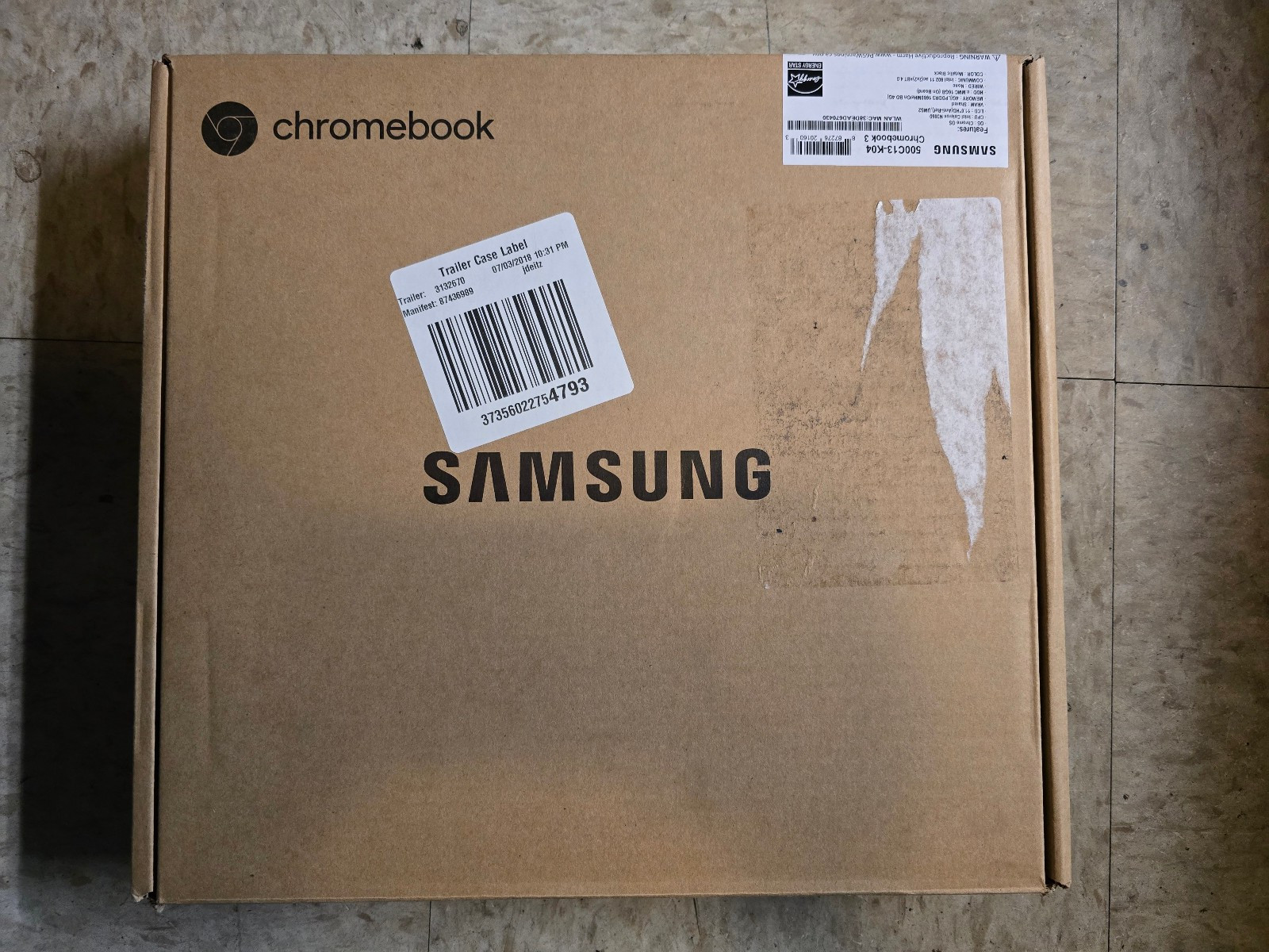 Samsung Chromebook 3 XE500C13 11.6in. (16GB, Intel Celeron N, 2.48GHz, 2GB) New