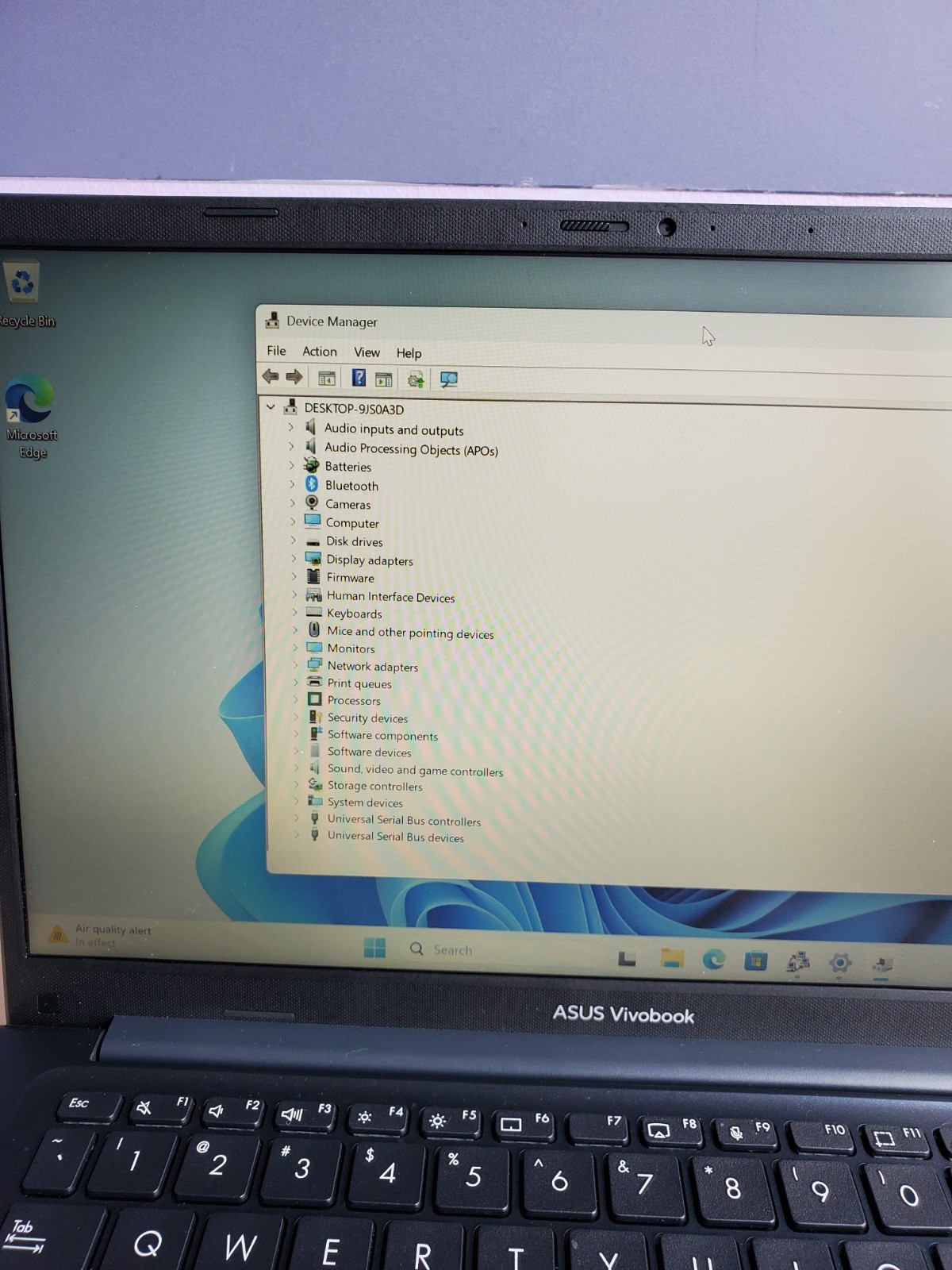 Asus Vivobook X1404ZA/12TH Gen I3-1215u/ 8GB RAM/128GB NVME SSD Windows 11 Home