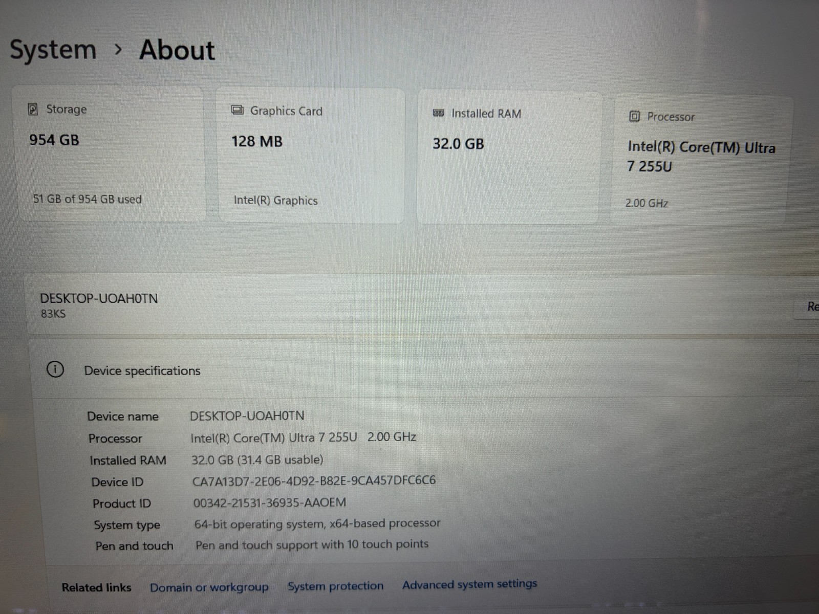 Lenovo IdeaPad 5 2-in-1 16AKP10, Intel Core Ultra 7 255U, 32 GB RAM, 1 TB NVMe