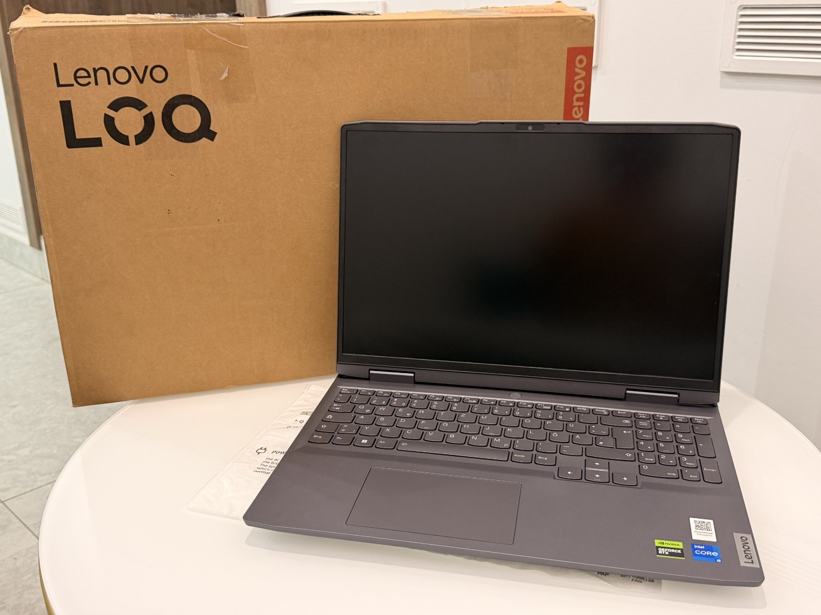 Lenovo LOQ 15 For parts, No Ram, No SSD, No battery