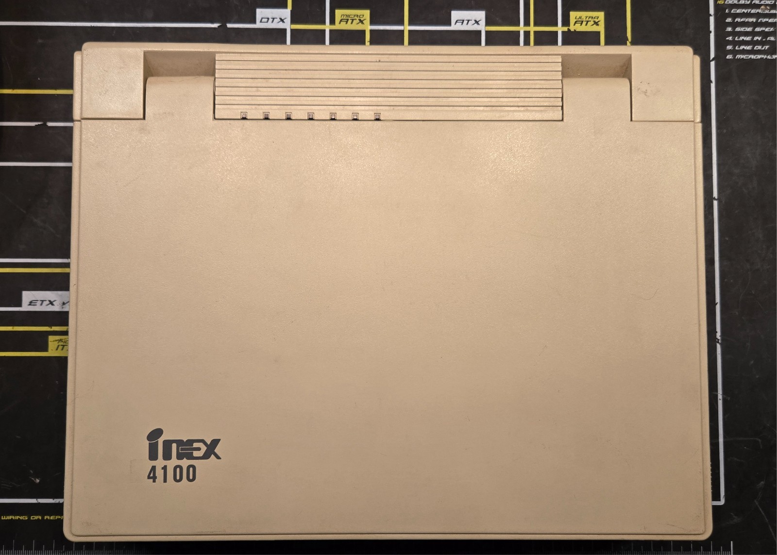 Vintage Inex 4100 (Cyrix Cx486SLC @ 25 MHz, 4 MB RAM, MS-DOS 6.22/Windows 3.1)