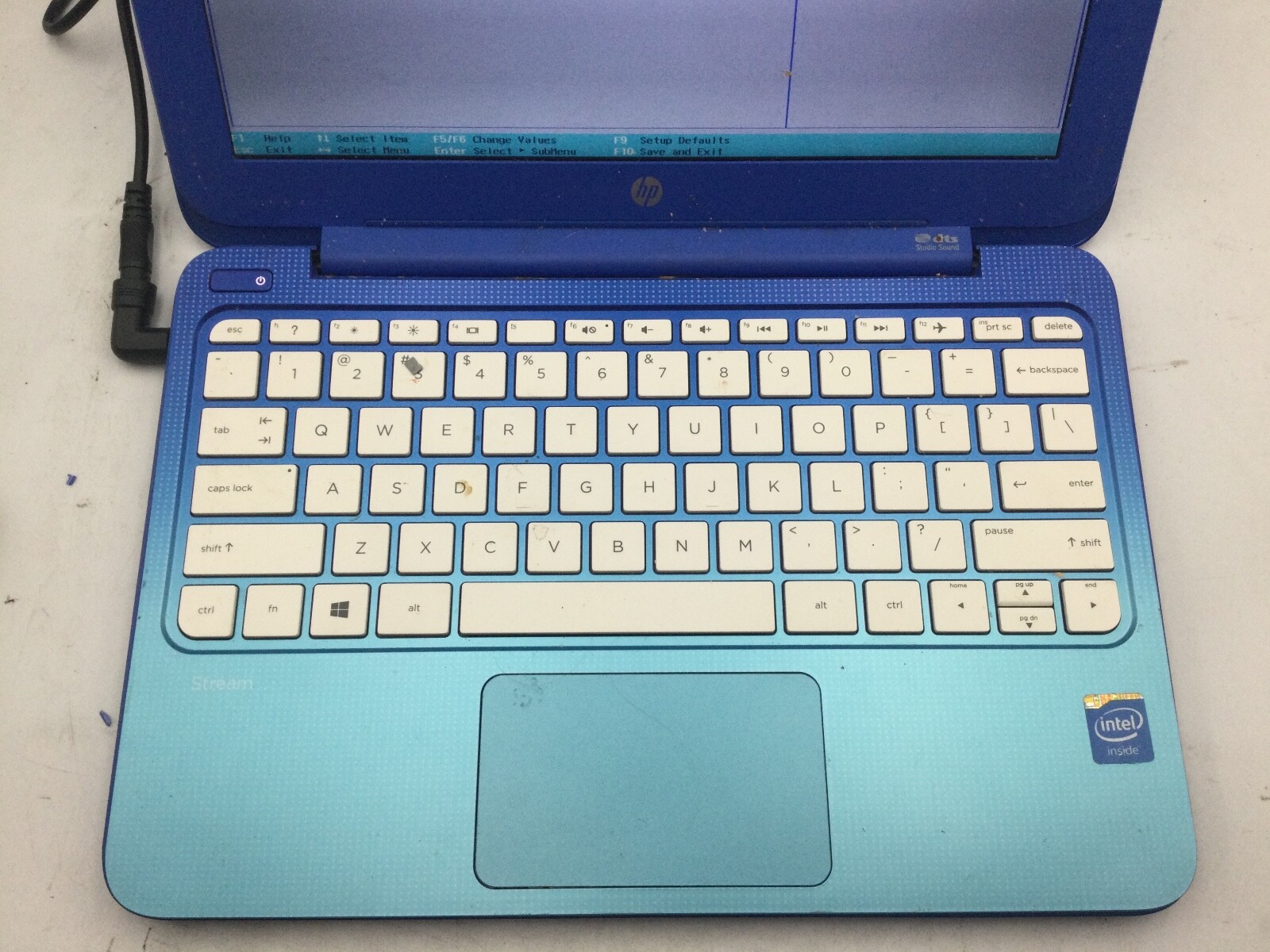 HP STREAM NOTEBOOK 11 – BOOTS TO BIOS – INTEL CELERON N2840 – 2GB RAM – READ -BB